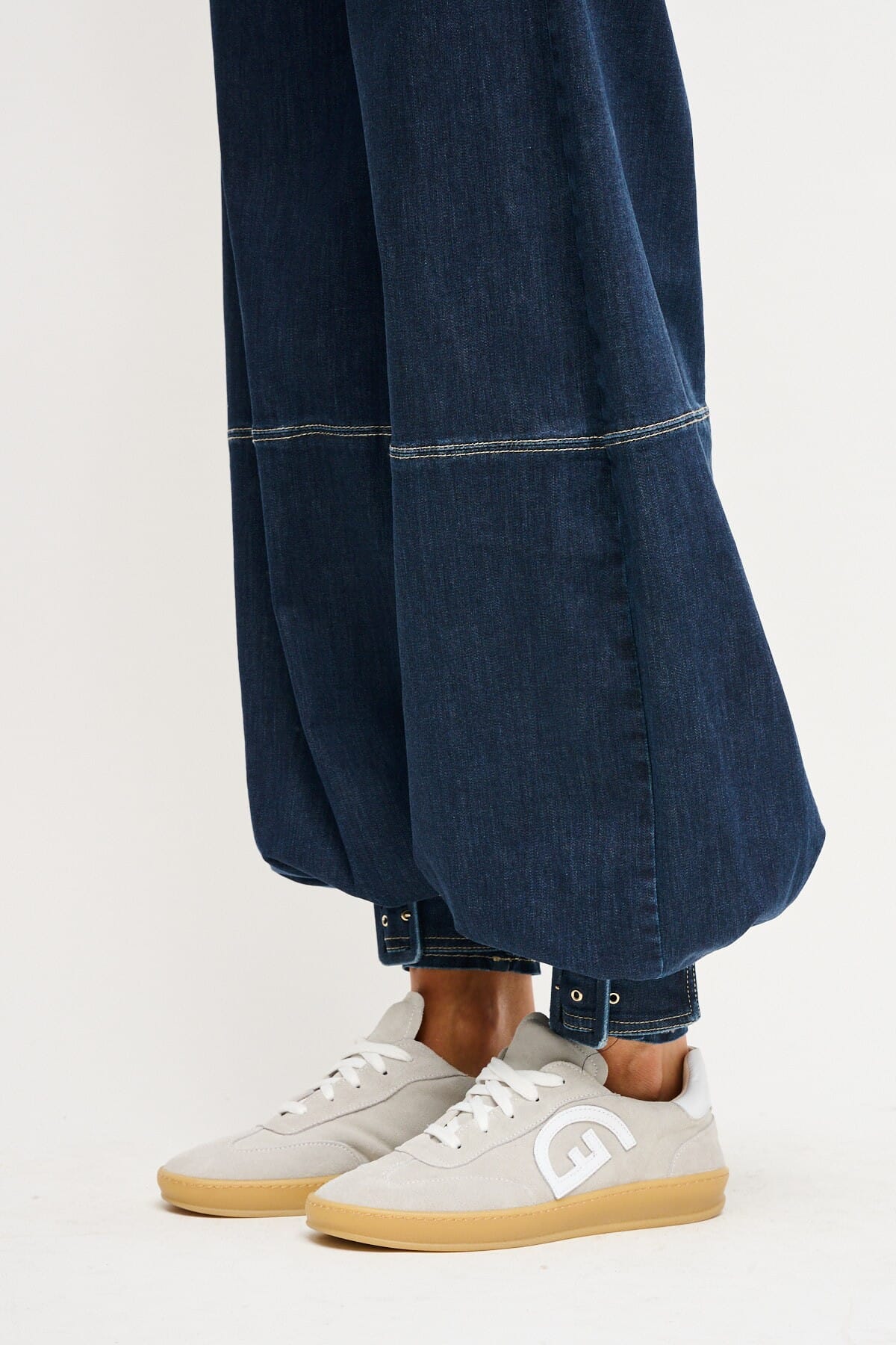 Jeans Baggy Con Cintura Maryley