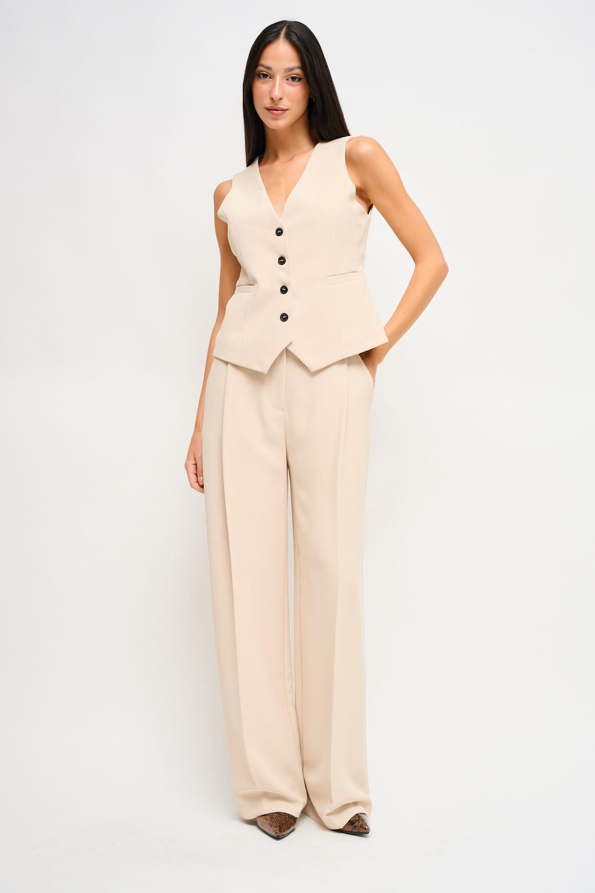 Completo Gilet E Pantalone A Palazzo Maryley