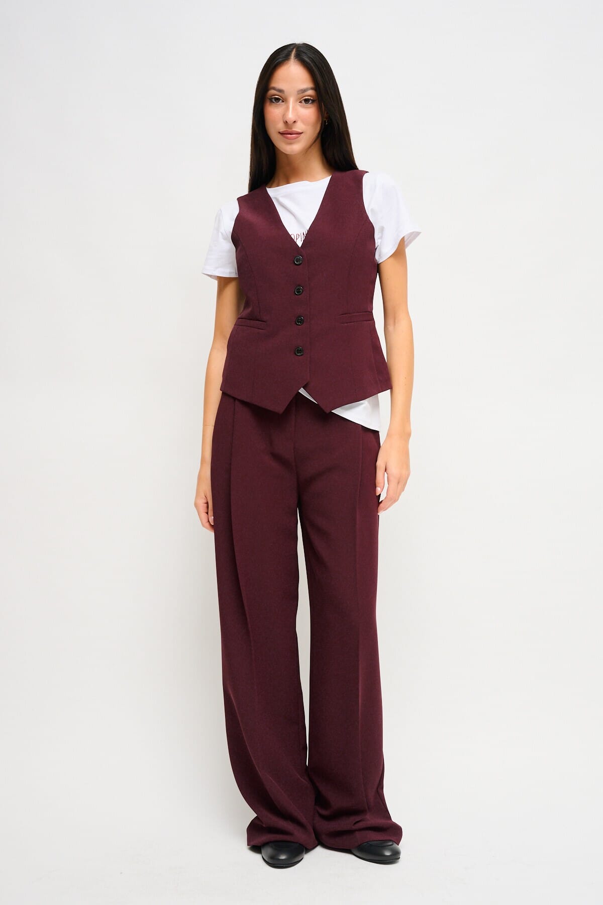 Completo Gilet E Pantalone A Palazzo Maryley