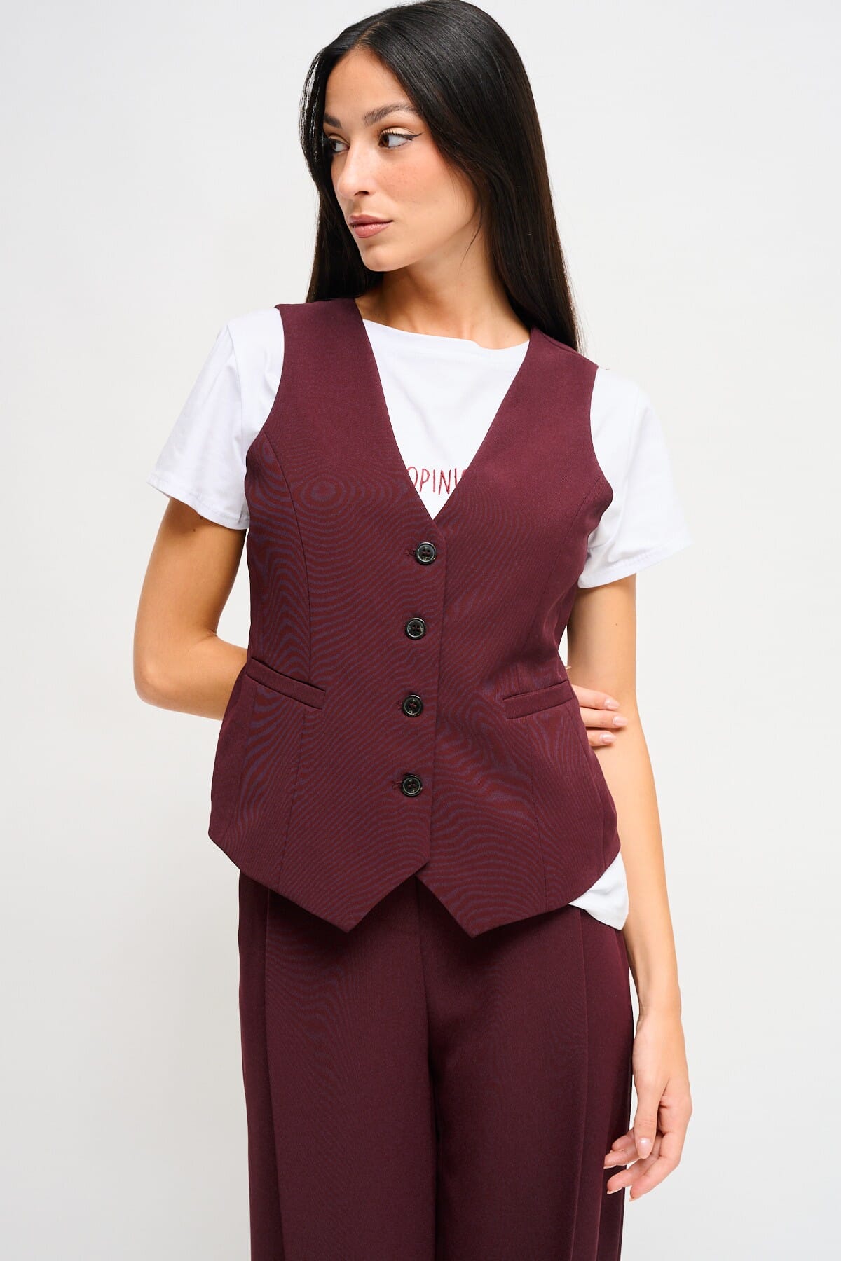 Completo Gilet E Pantalone A Palazzo Maryley