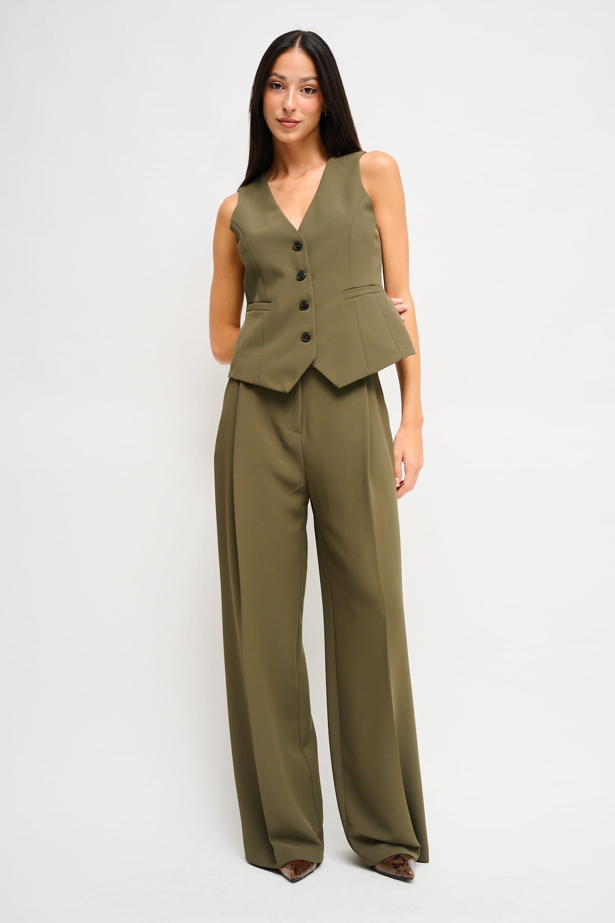 Completo Gilet E Pantalone A Palazzo Maryley