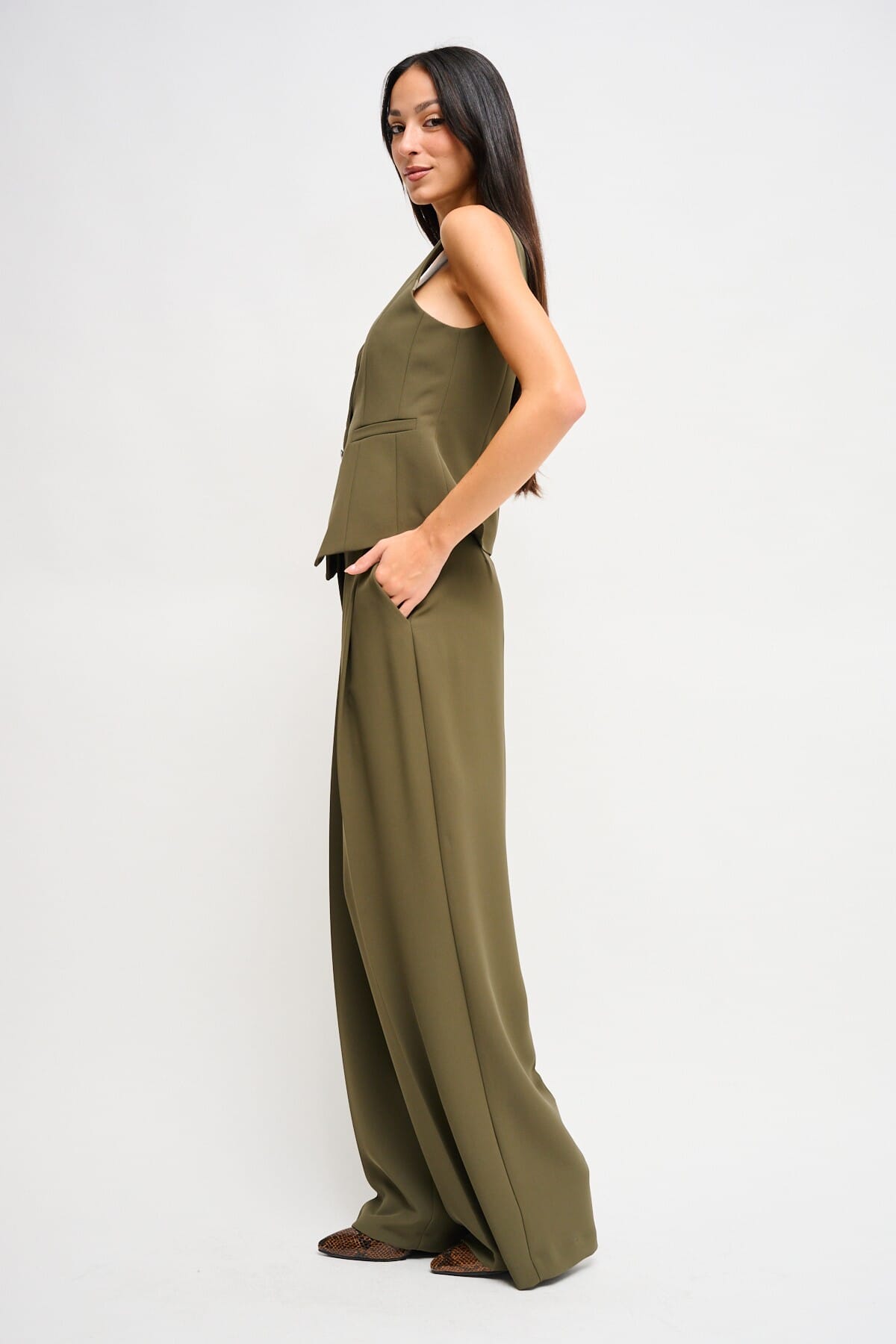 Completo Gilet E Pantalone A Palazzo Maryley