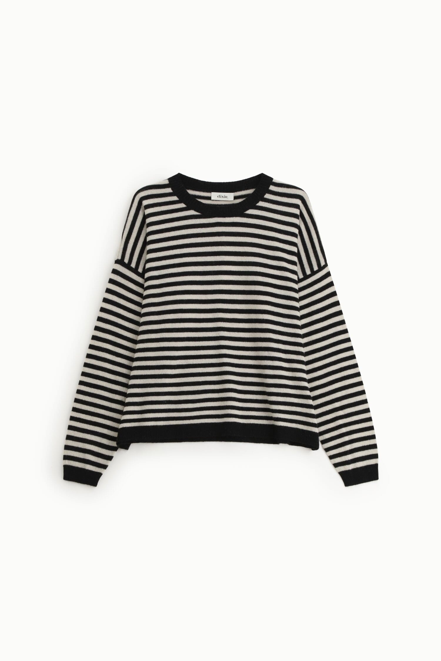 Dixie Long Sleeve Striped Crew Neck Sweater