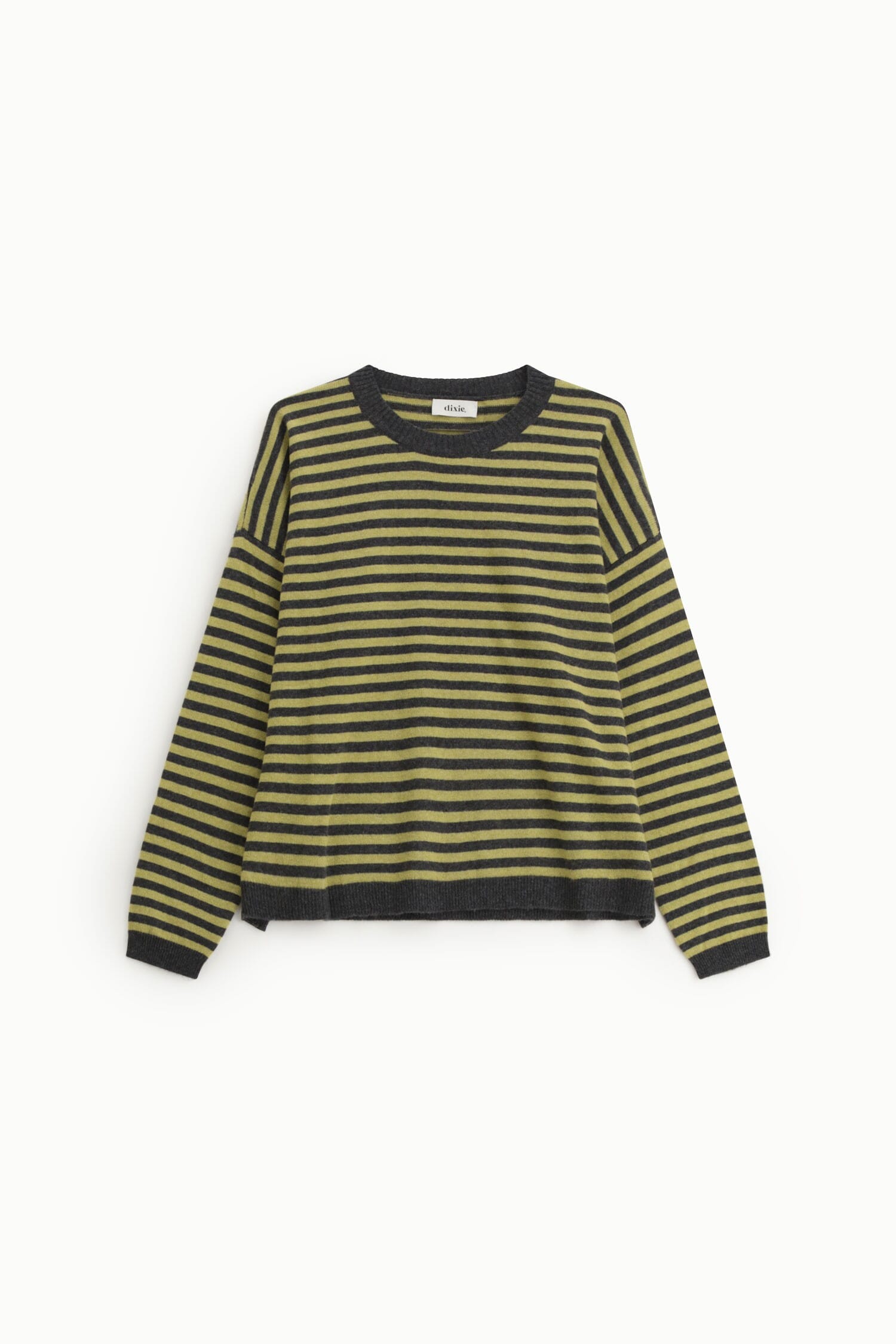 Dixie Long Sleeve Striped Crew Neck Sweater