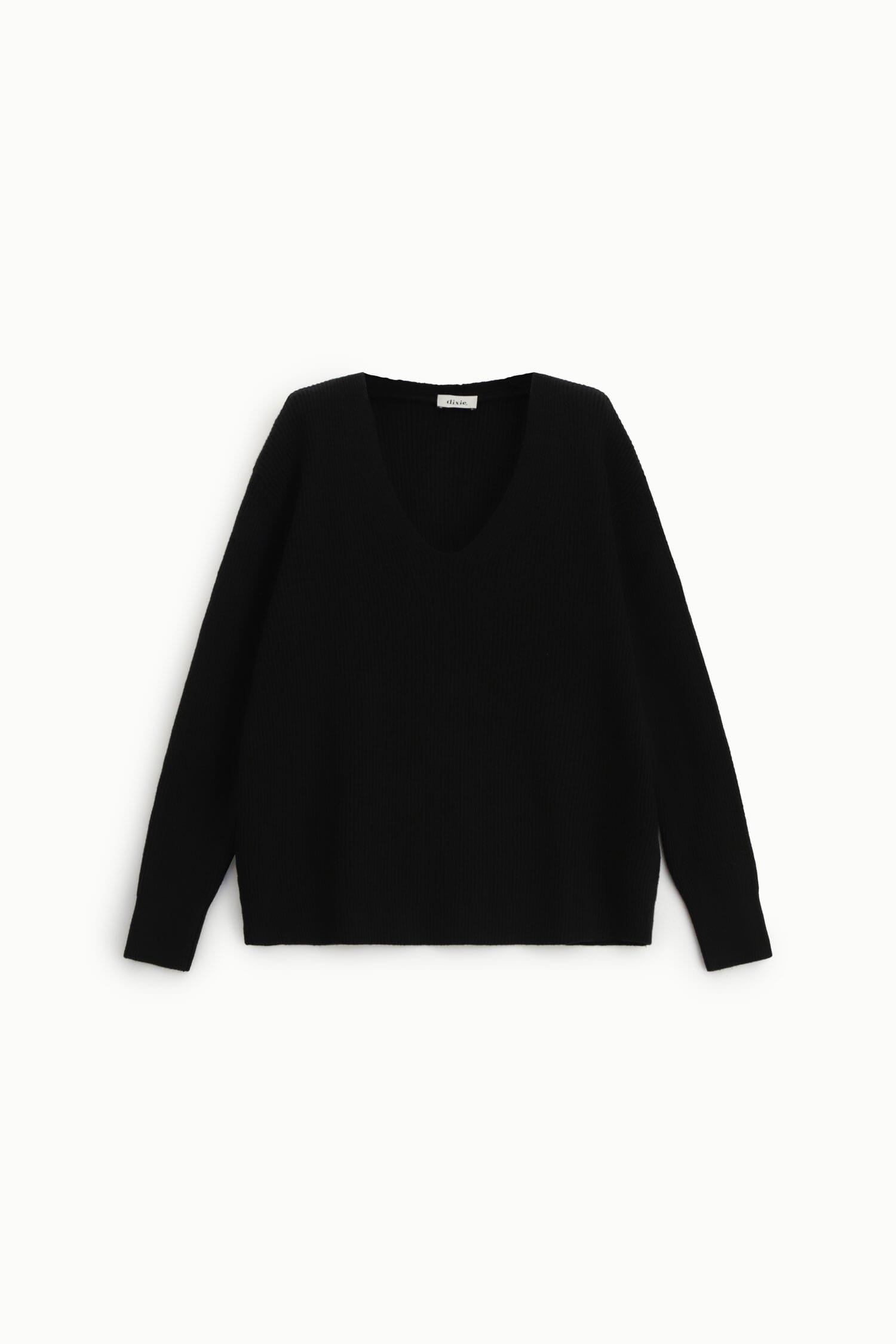 Maglione Scollo A V Lavorazione A Coste Dixie