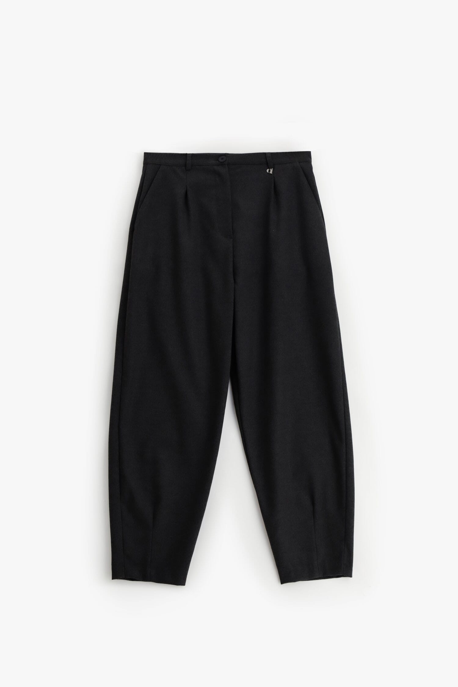 Pantaloni Con Pince E Gamba Cropped Dixie