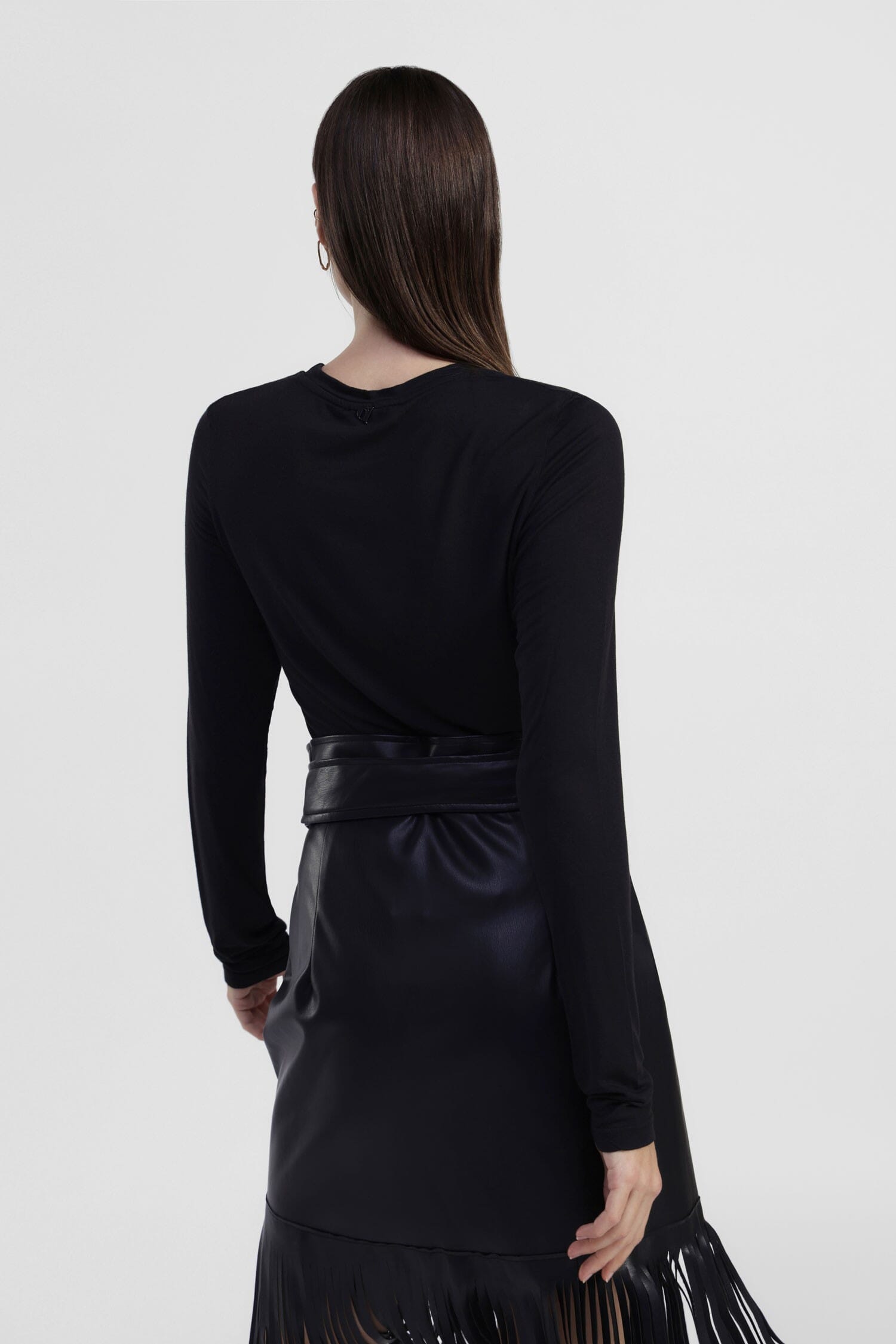 T-Shirt A Manica Lunga Girocollo E Taglio Dritto Dixie