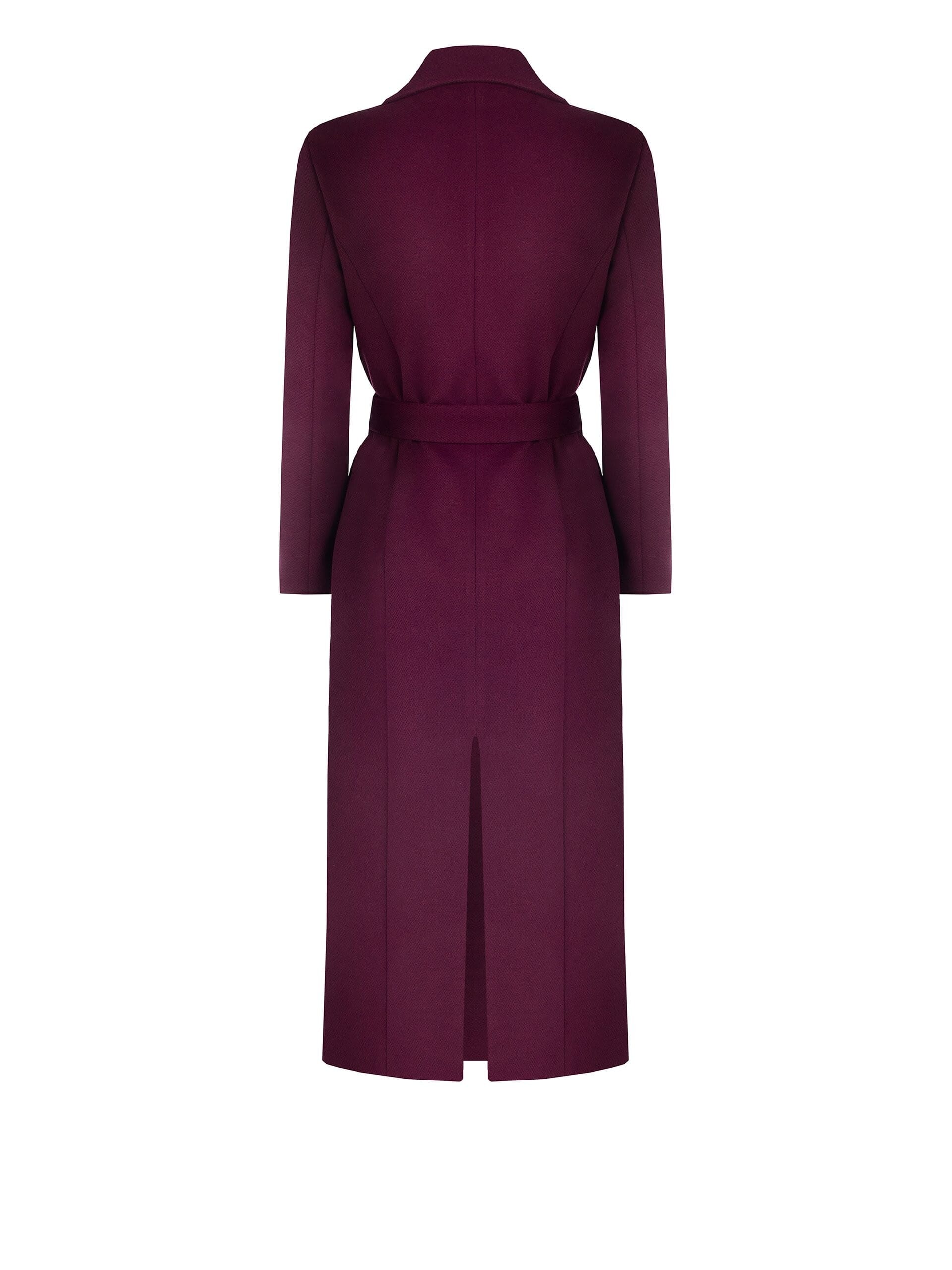 Manteau long en velours avec ceinture coordonnée Rinascimento