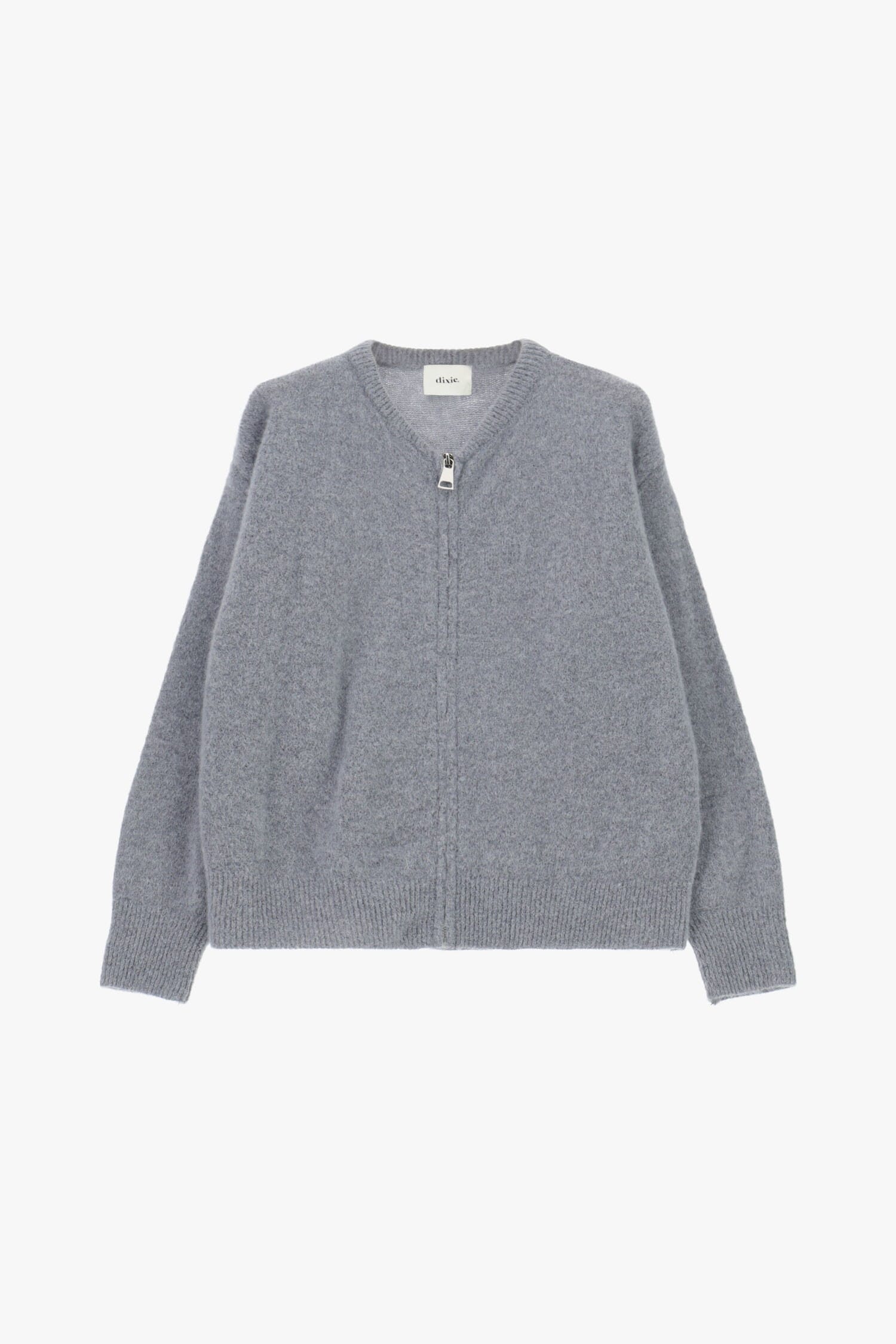 Cardigan Con Zip Frontale E Maniche Lunghe Dixie