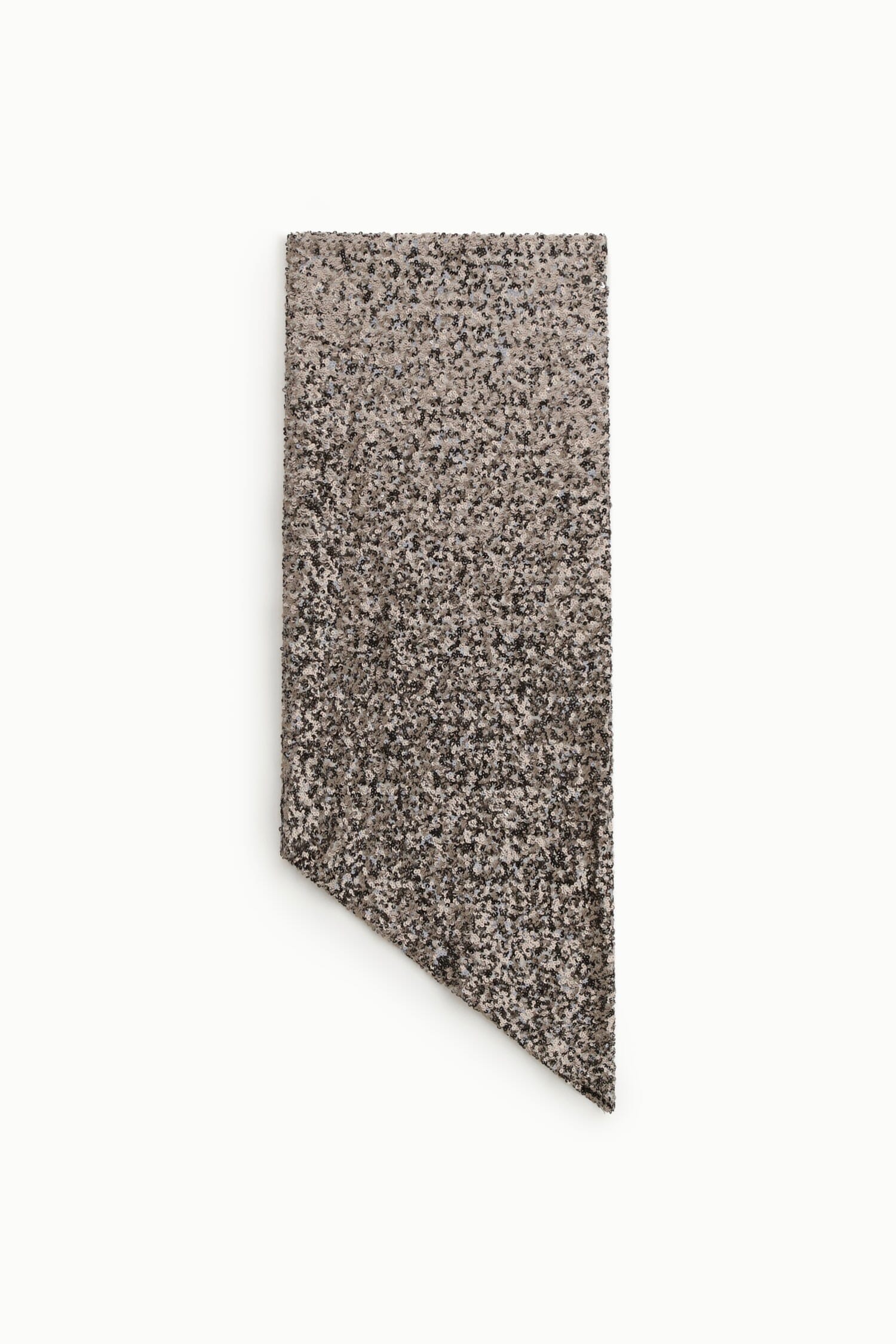 Gonna Asimmetrica Con Paillettes Taglio Geometrico Dixie