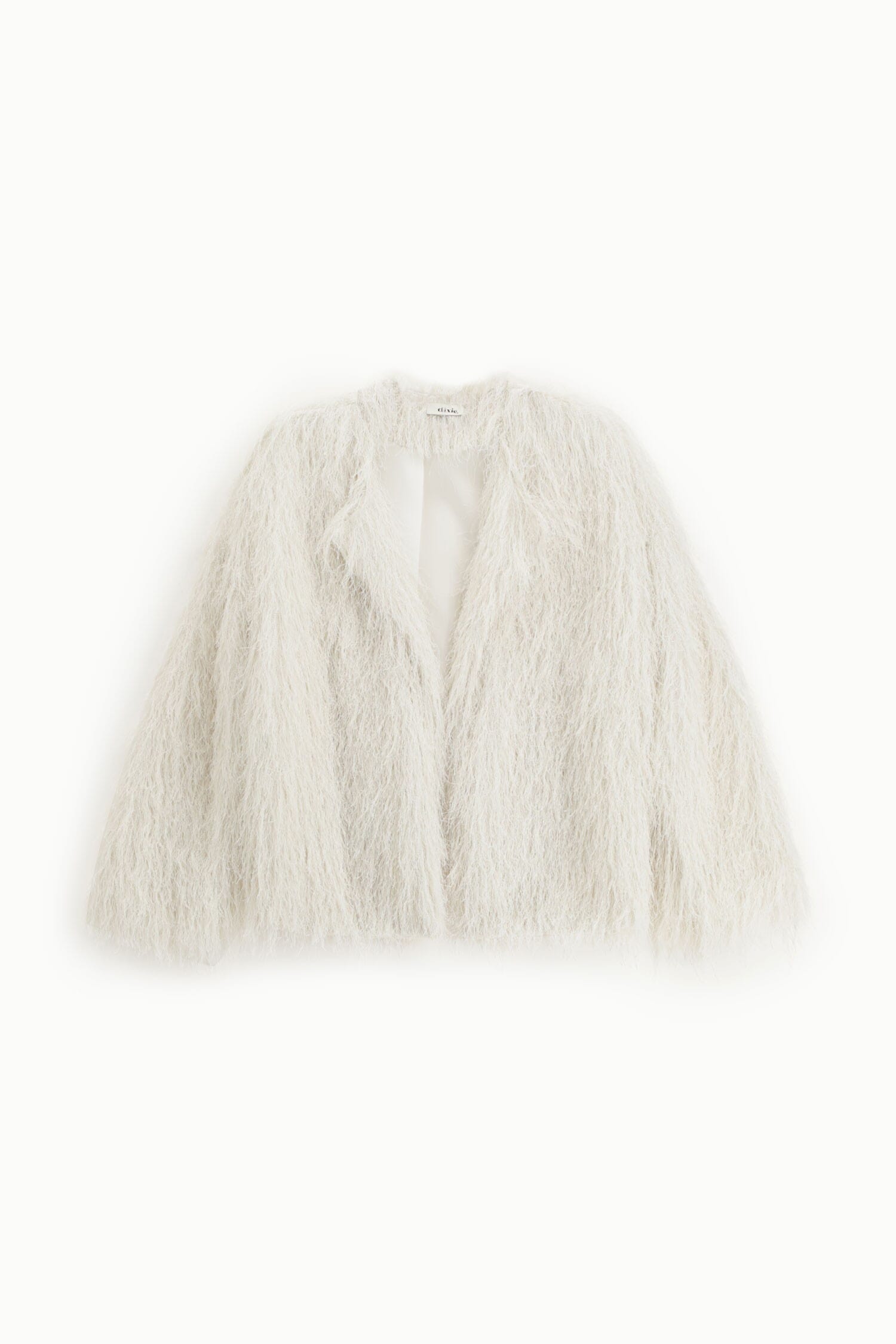 Blazer Corto Effetto Pelliccia Con Maniche Ampie Dixie