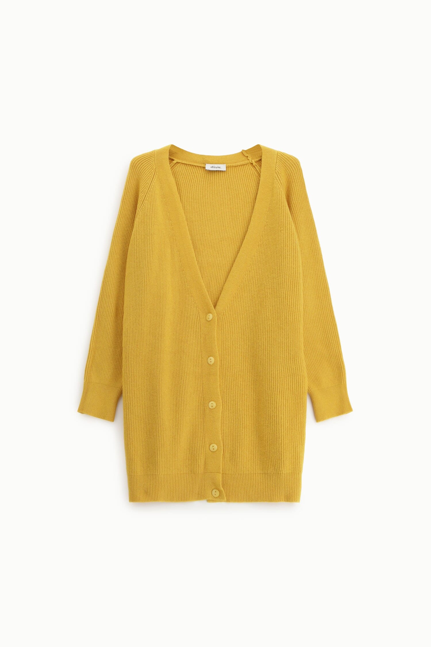 Cardigan Lungo Con Bottoni E Maniche Lunghe Dixie