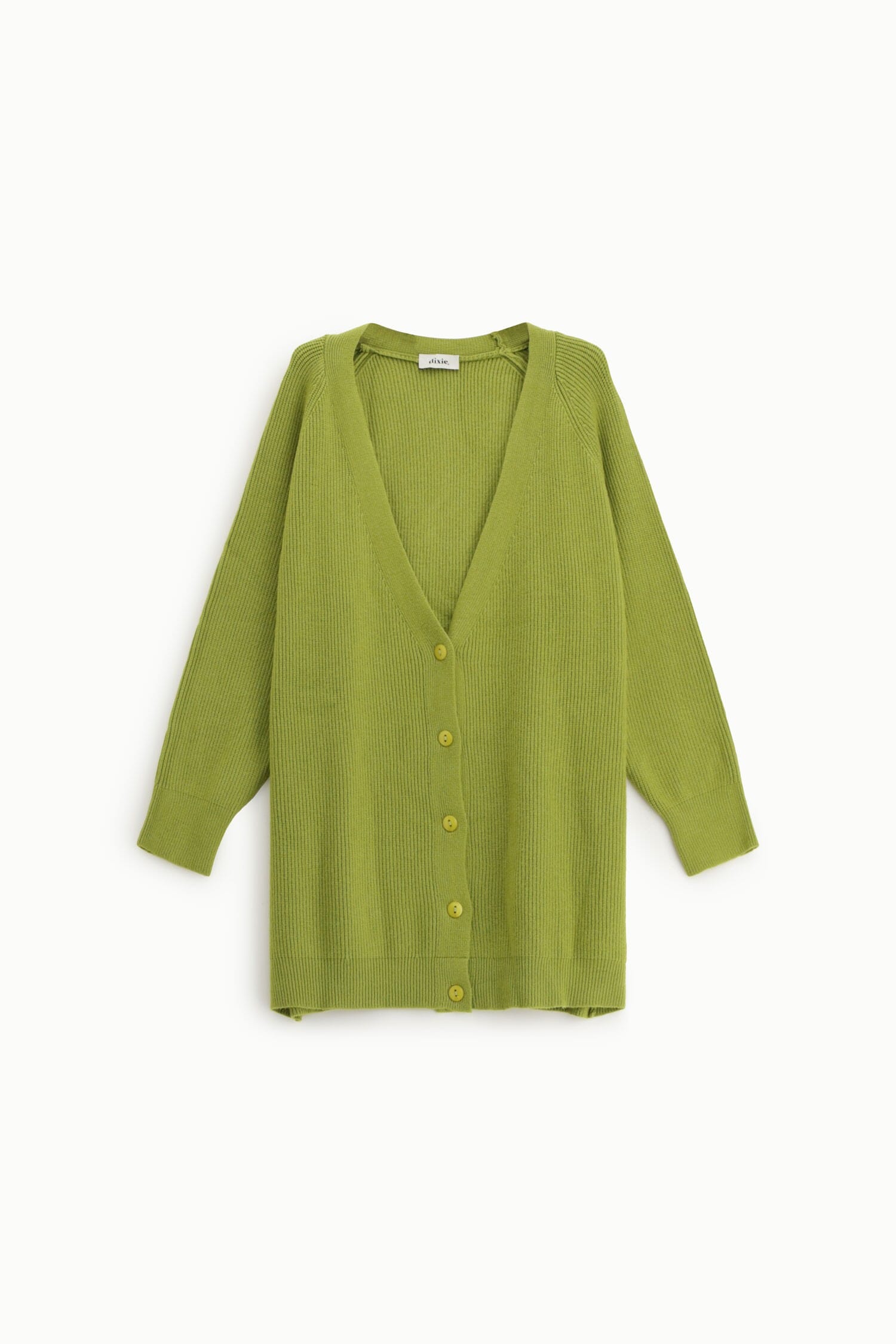 Cardigan Lungo Con Bottoni E Maniche Lunghe Dixie