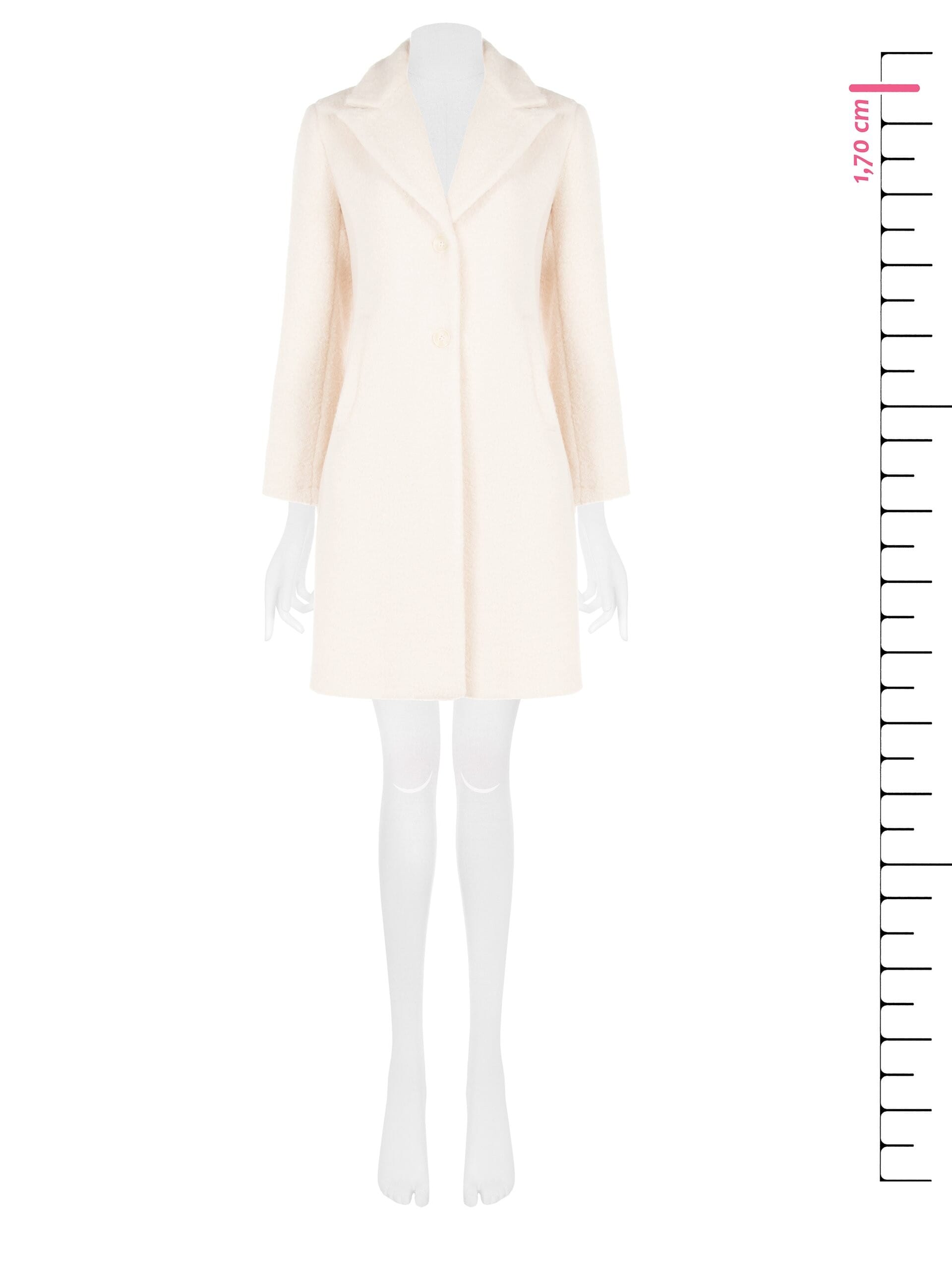 Cappotto Medio Sfiancato Bouclé Rinascimento