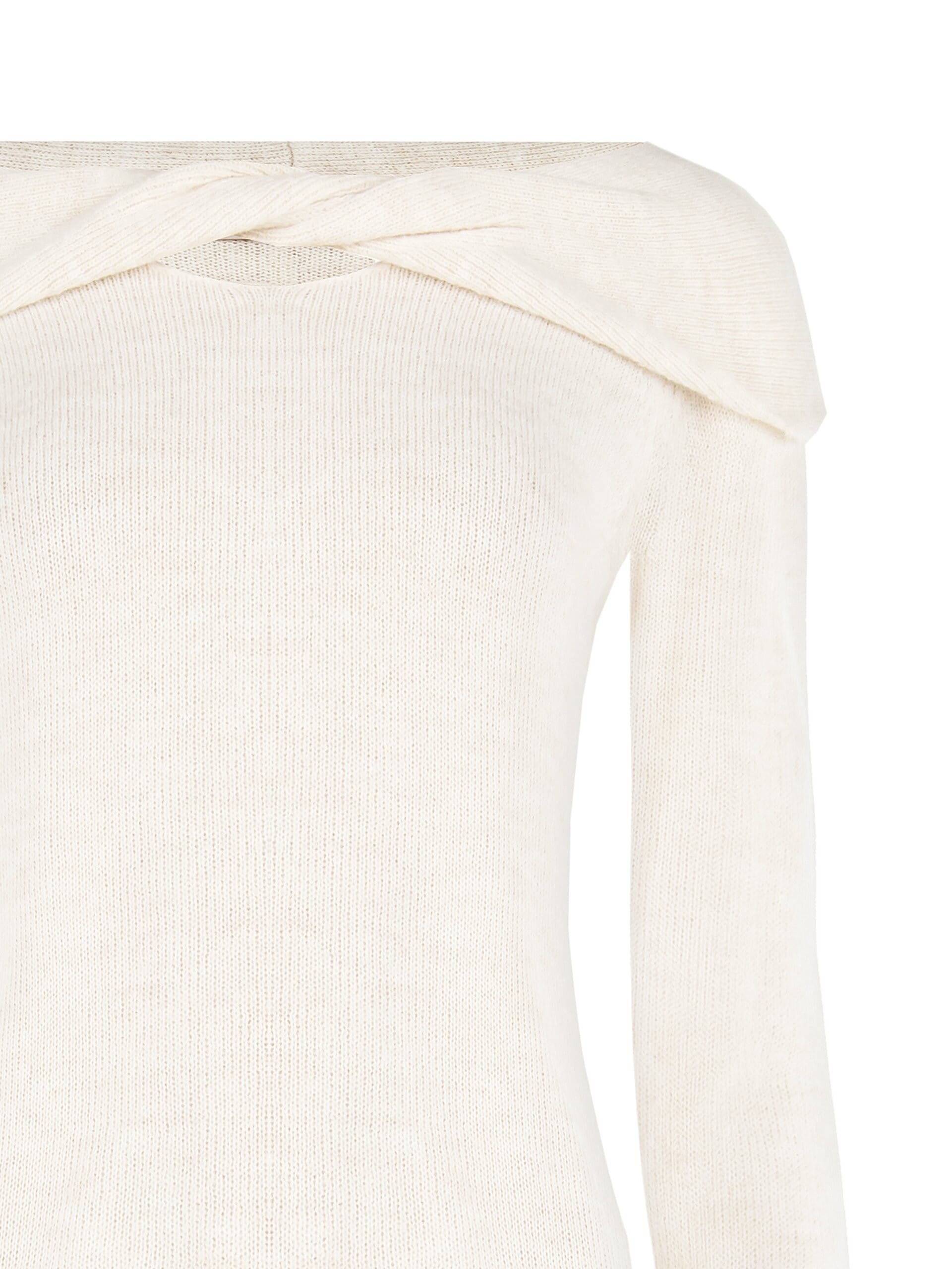 Rinascimento - Pull plissé à encolure roulée