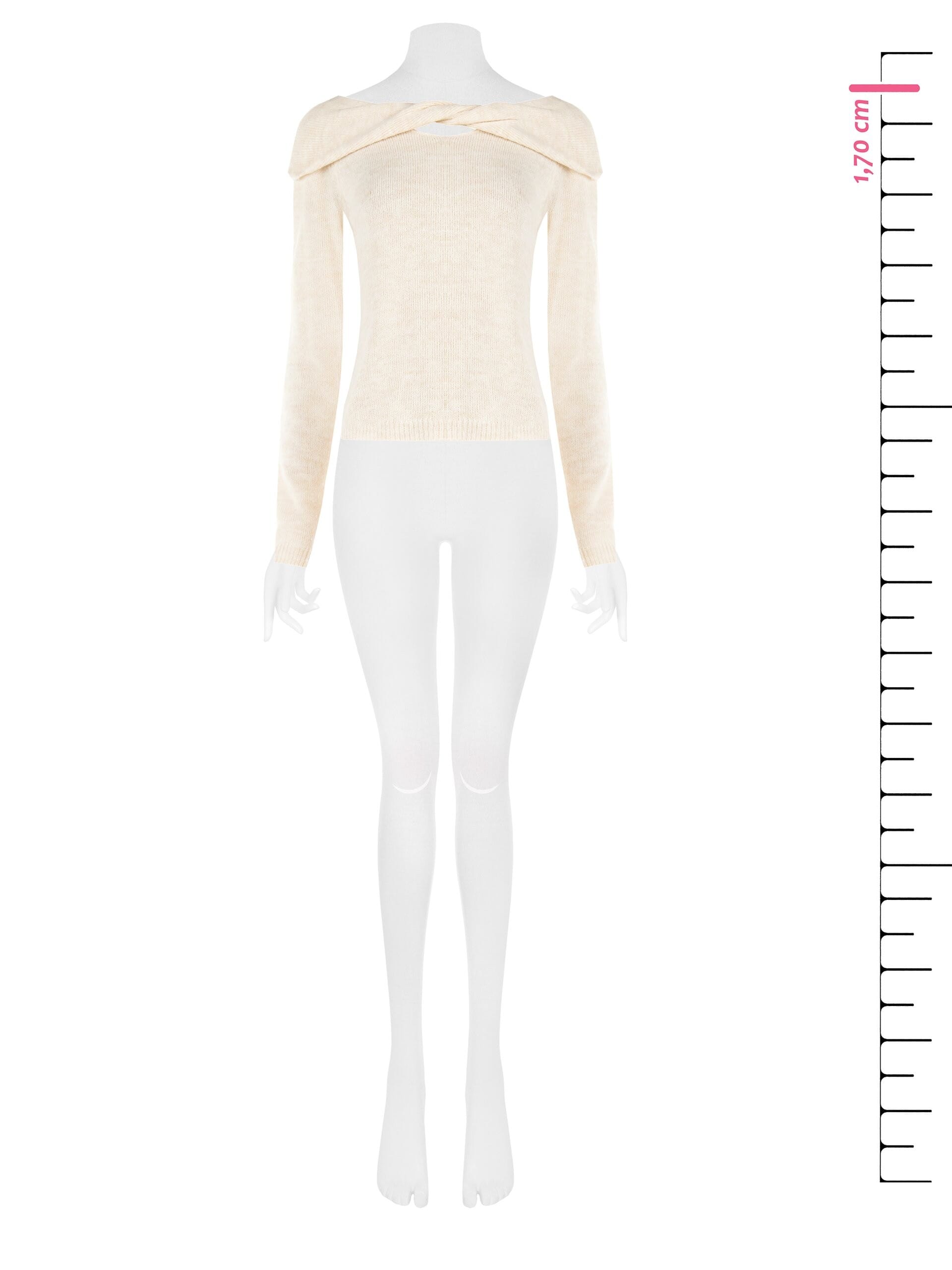 Rinascimento - Pull plissé à encolure roulée