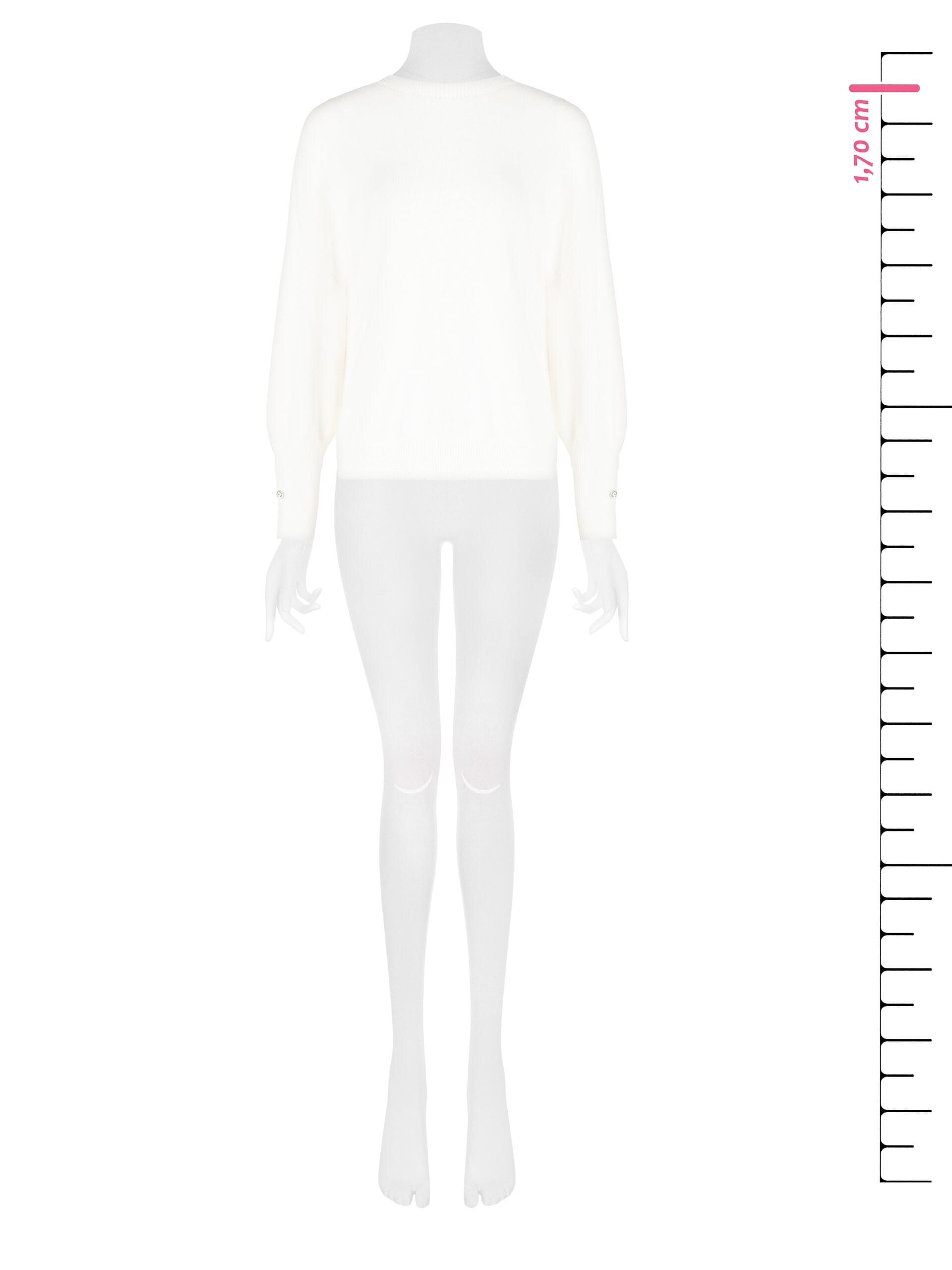 Maglione Over Con Bottoncini Gioiello Ai Polsi Rinascimento