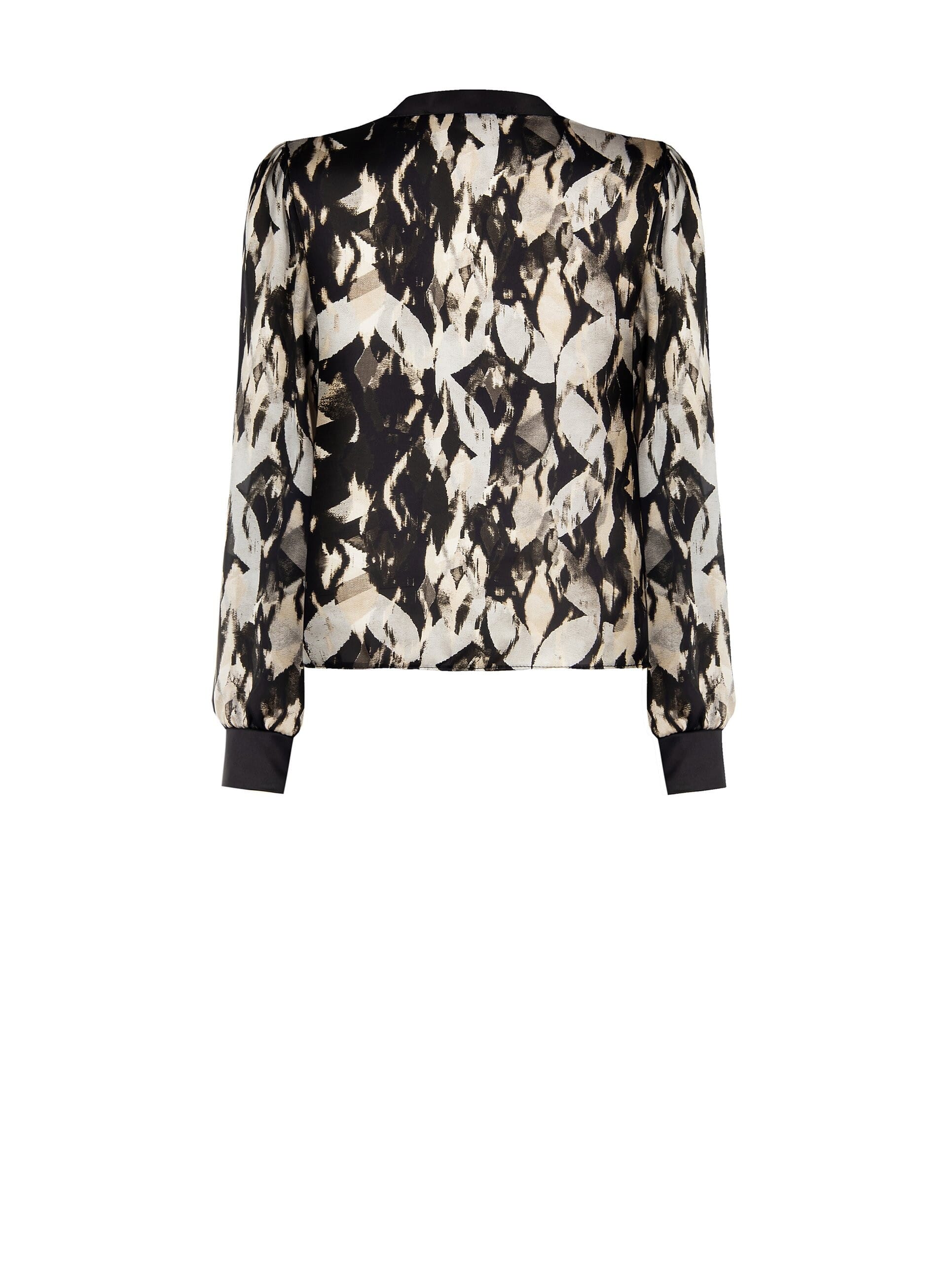 Blusa Ampia In Raso Con Bottoni E Catena Removibili Rinascimento