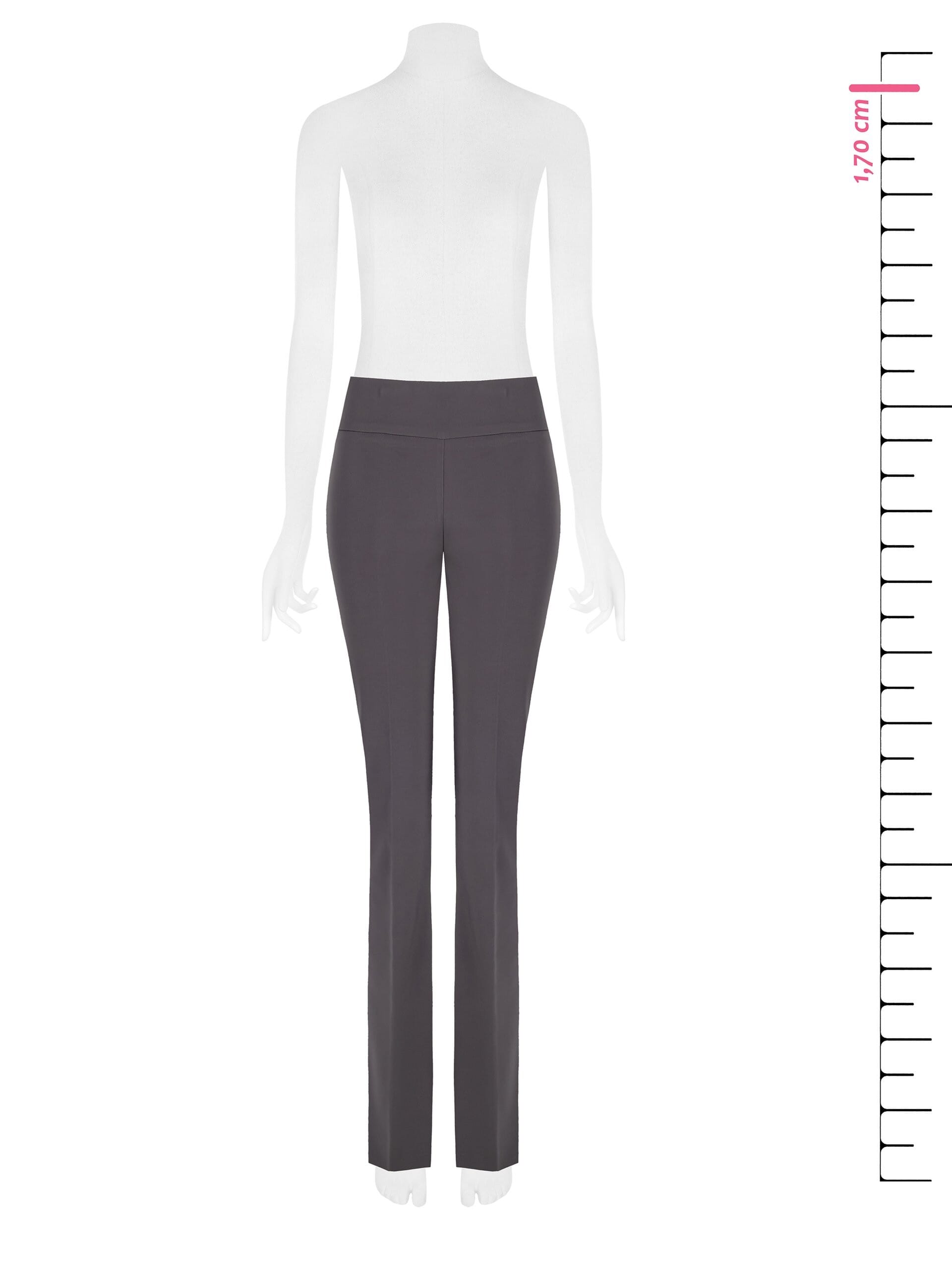 Pantalon patte en tissu technique avec ceinture haute Rinascimento