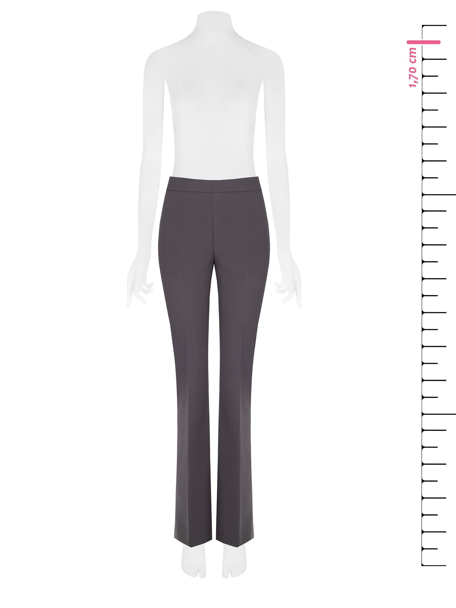 Pantaloni A Zampa In Tessuto Tecnico Con Zip Sul Fianco Rinascimento