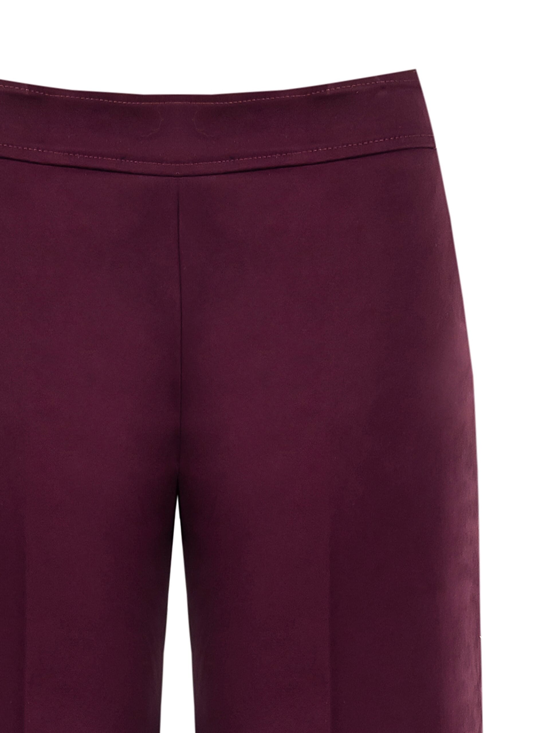 Rinascimento - Pantalon palazzo structuré en coton mélangé