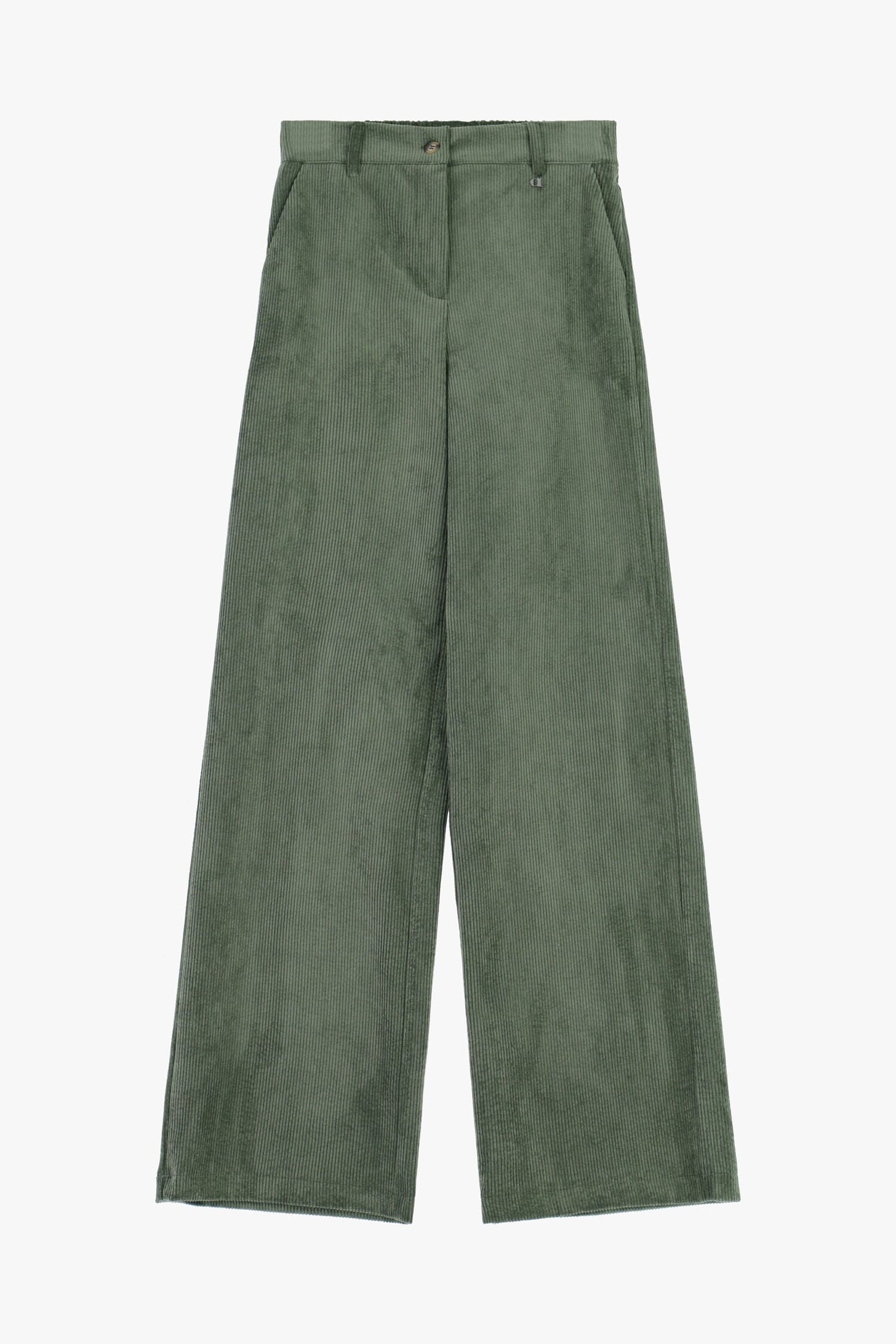 Pantaloni Ampi Effetto Velluto Dixie