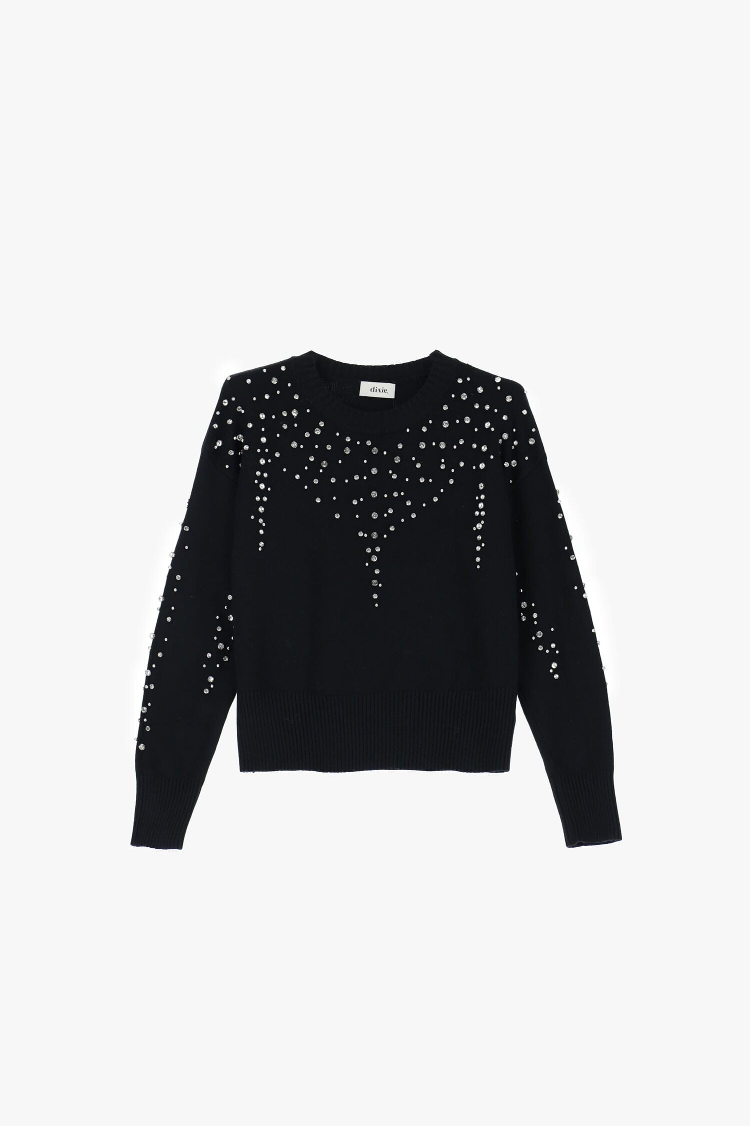 Maglione Girocollo Con Applicazioni Luminose Dixie