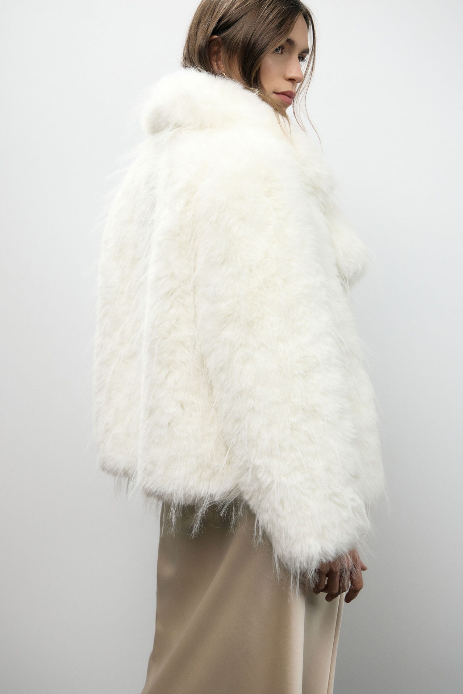 Ecofur Corta Con Collo Ampio E Maniche Lunghe Dixie