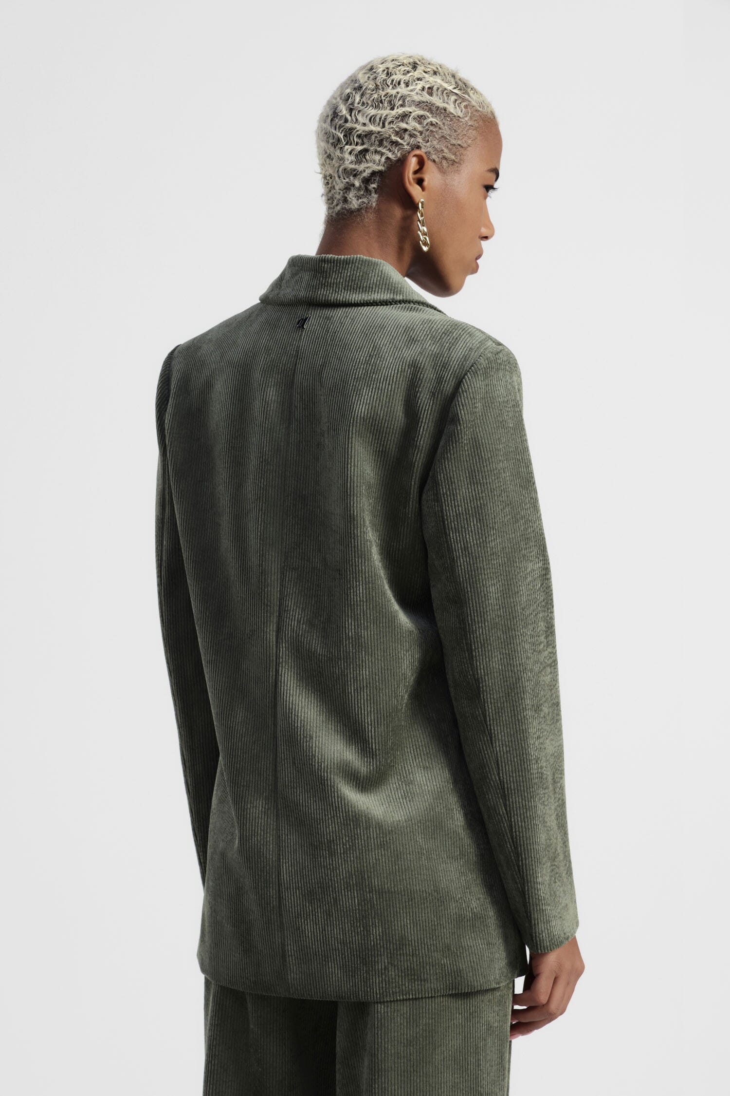 Blazer Doppiopetto In Velluto A Coste Dixie