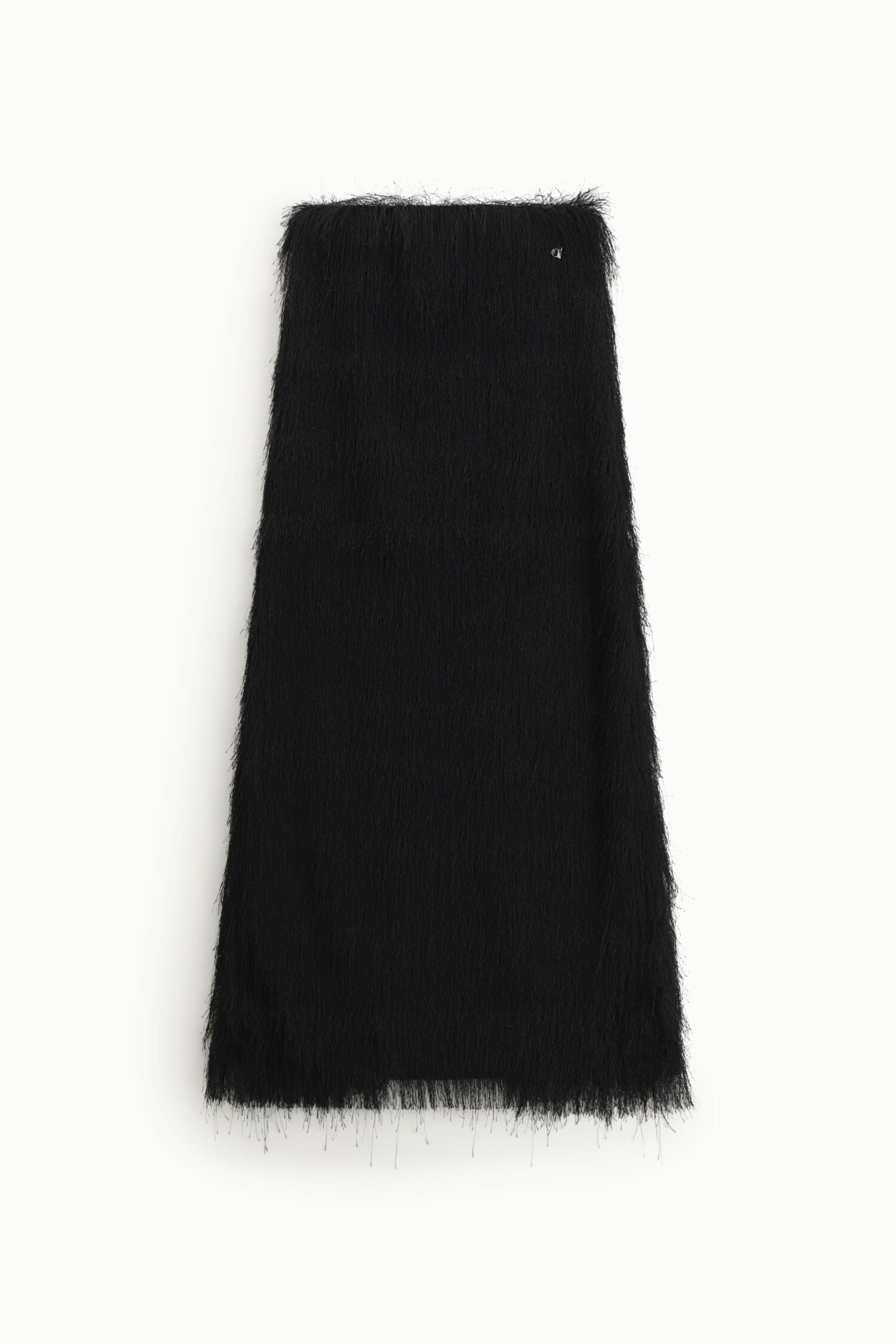 Gonna Lunga Con Texture Effetto Pelliccia Dixie