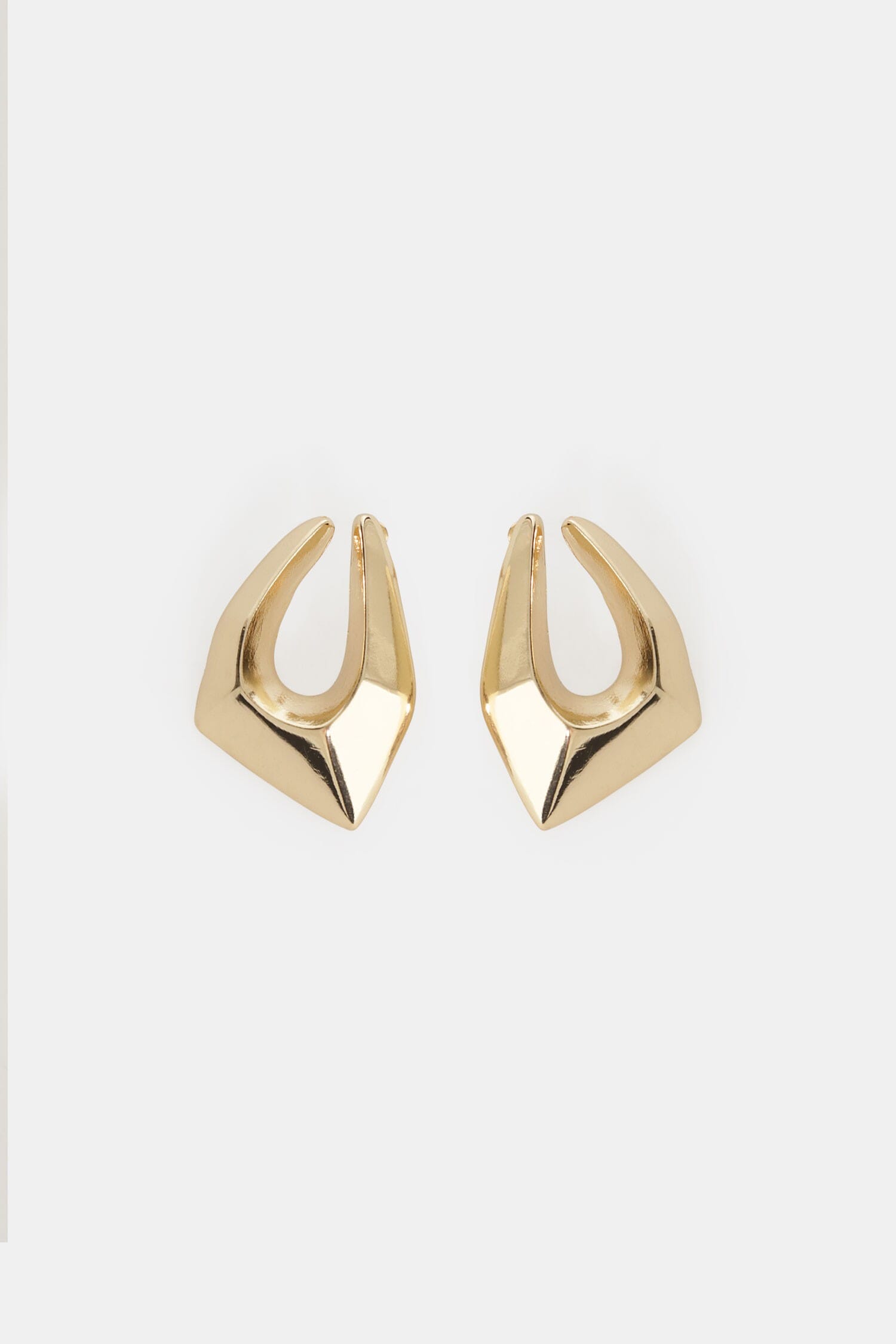 Dixie Geometric Mirror Effect Asymmetrical Earrings