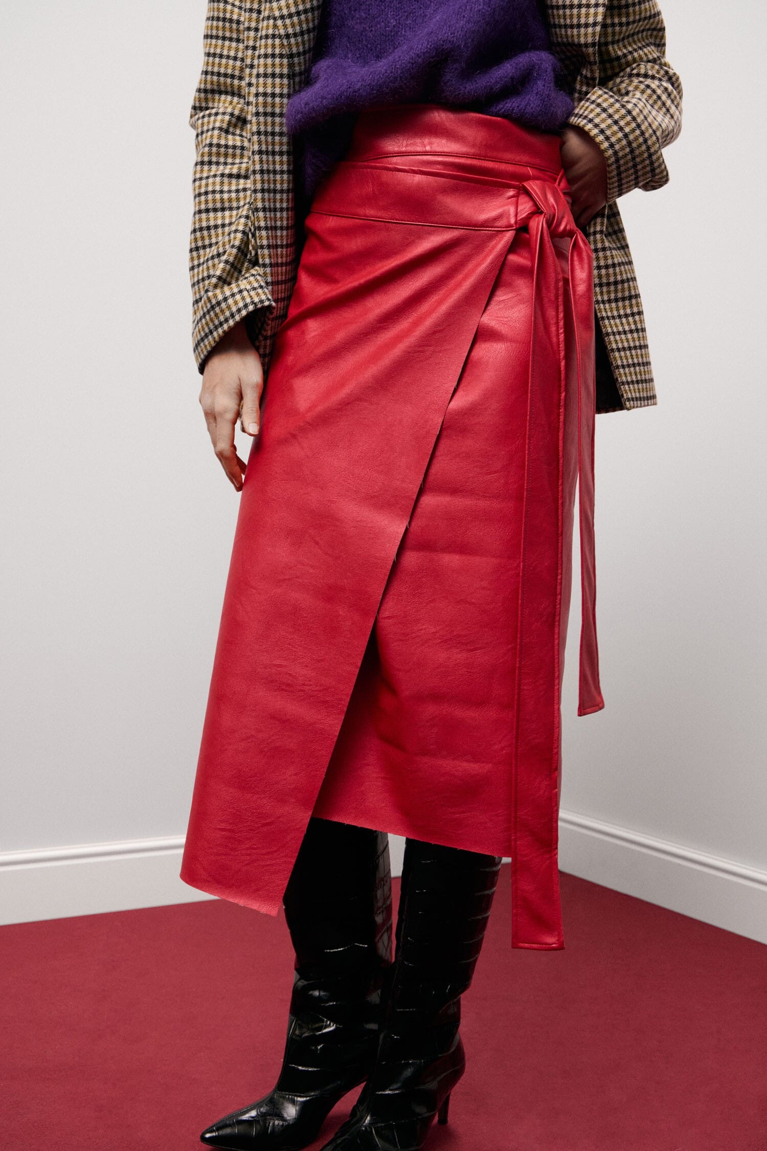 Gonna A Portafoglio Con Cintura Laterale Dixie