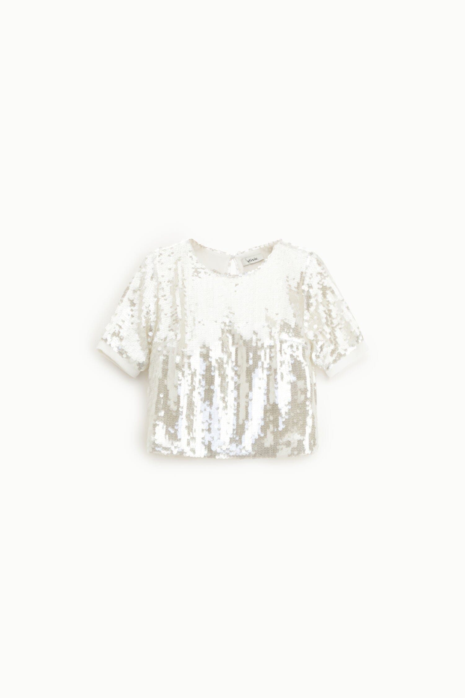 T-Shirt A Maniche Corte Con Paillettes Lucide Dixie