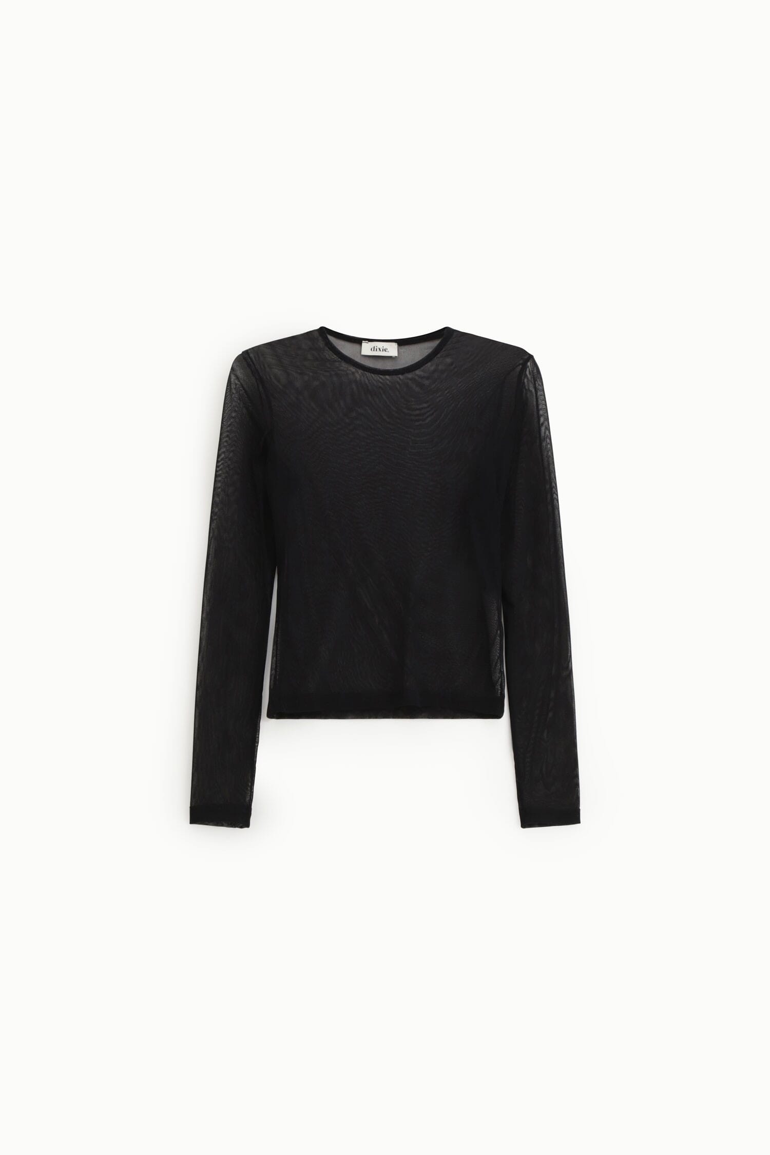 T-Shirt A Maniche Lunghe Effetto Trasparente Dixie