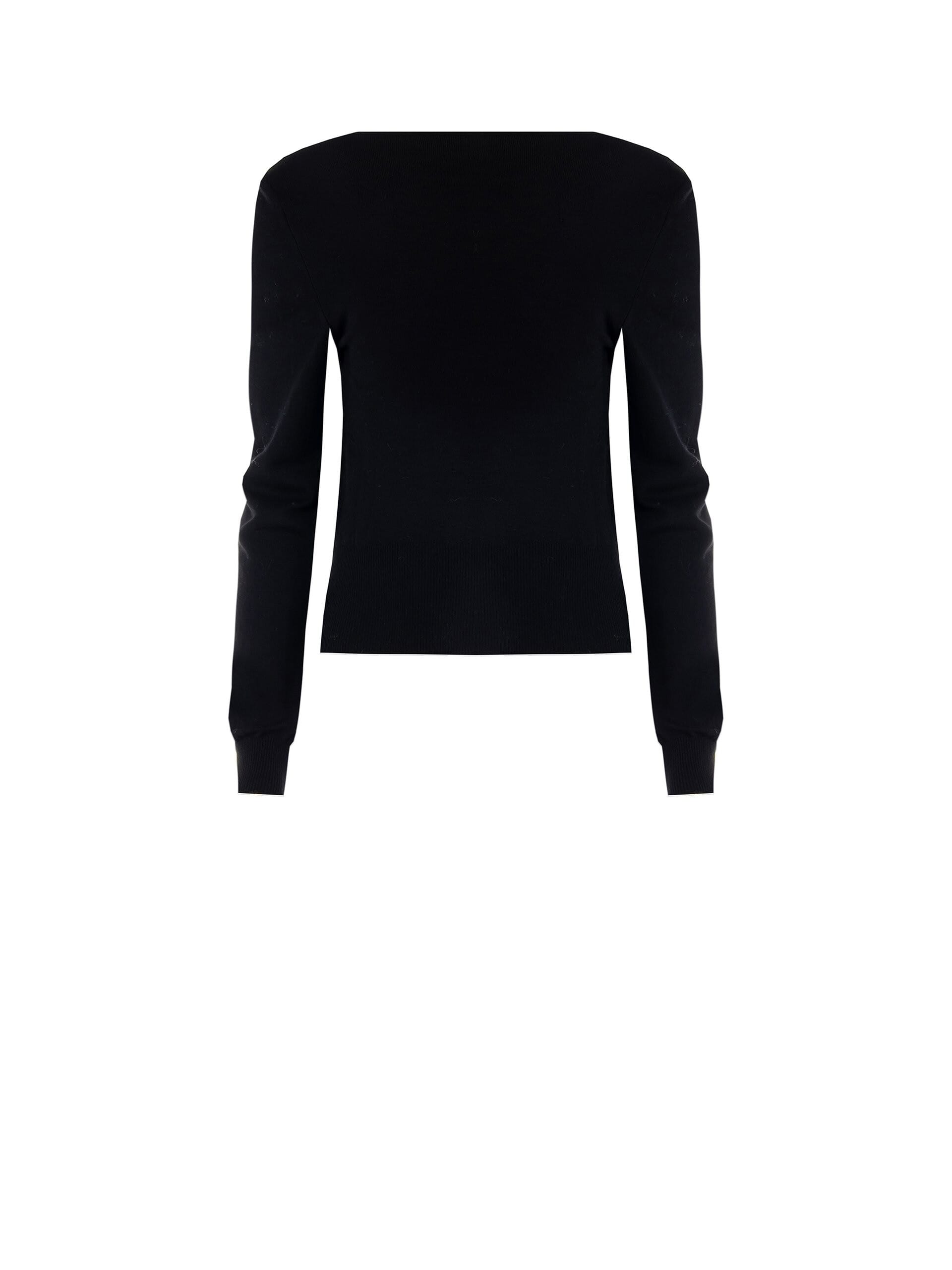 Rinascimento - Pull découpé avec détails roulés