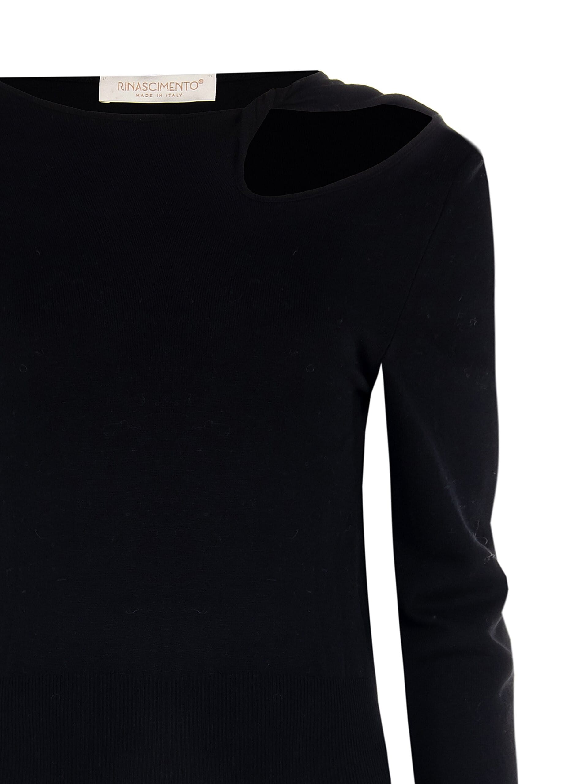 Rinascimento - Pull découpé avec détails roulés