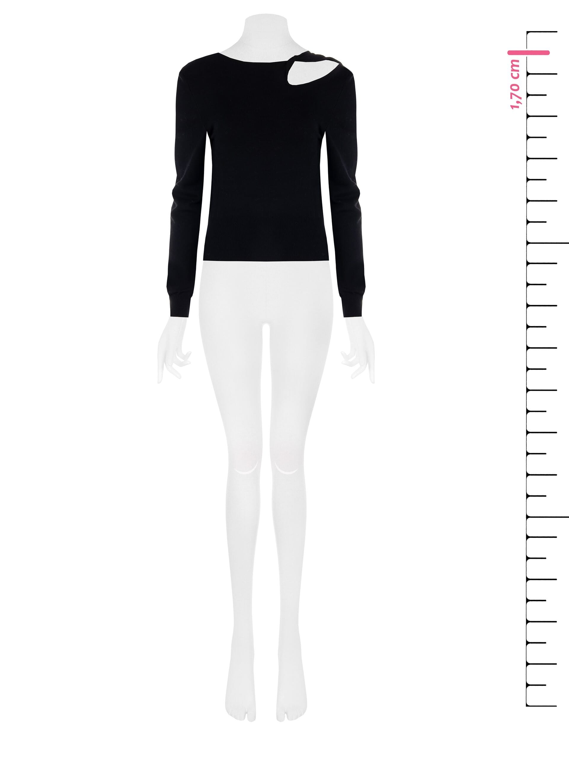 Rinascimento - Pull découpé avec détails roulés