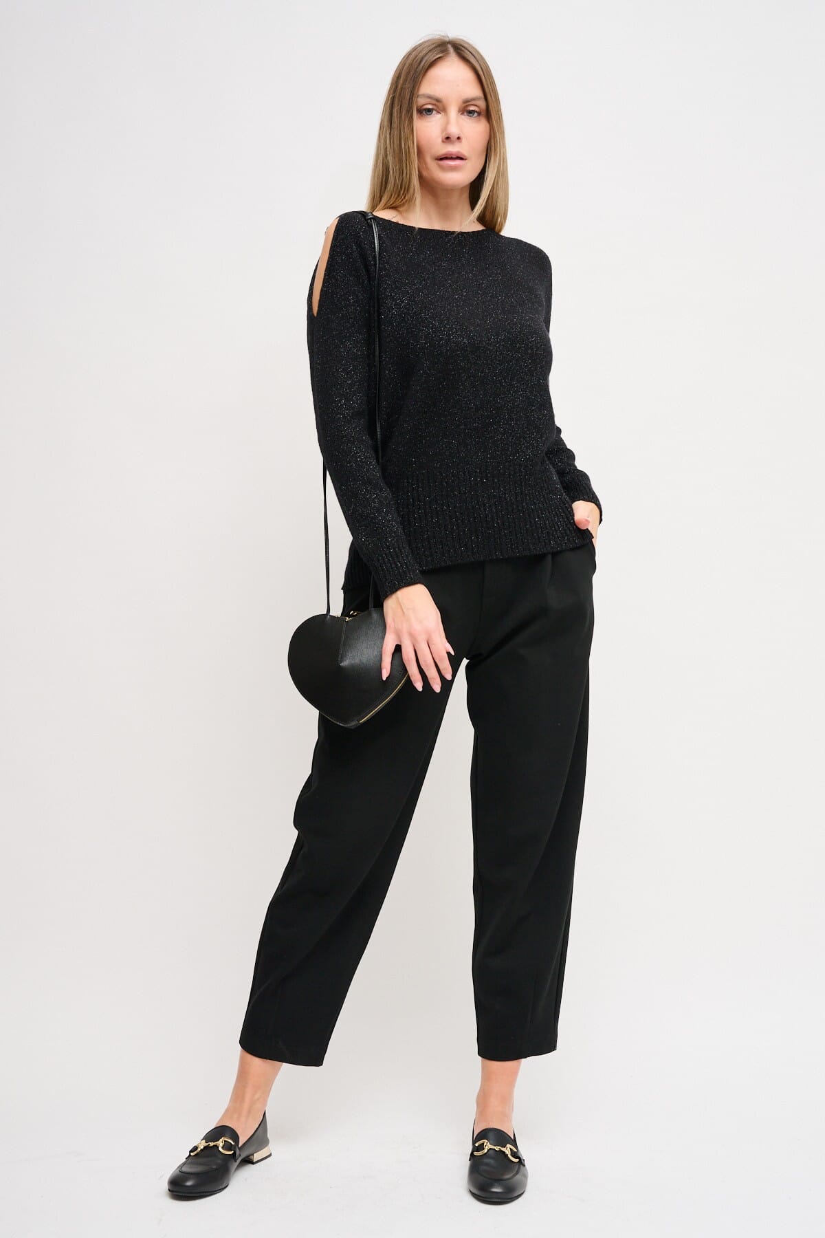 Tricot Lurex avec découpe Maryley