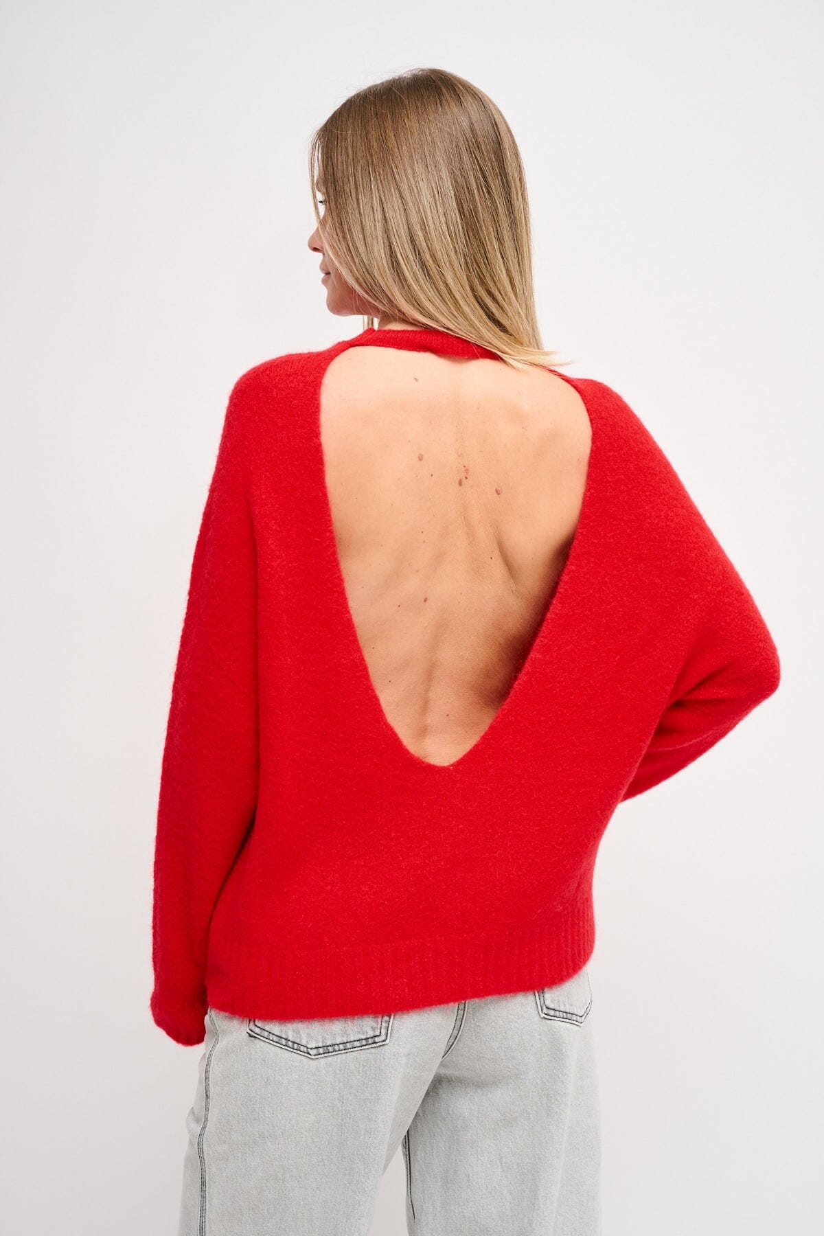 Maryley Open Back Jumper