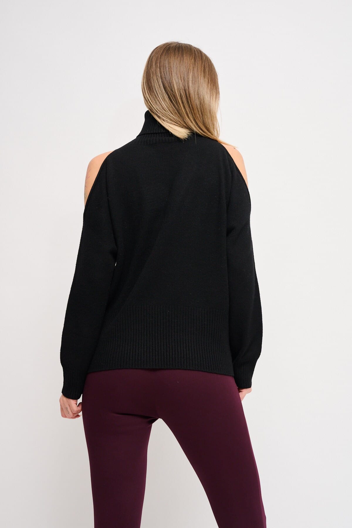 Maryley - Pull à col montant et découpes