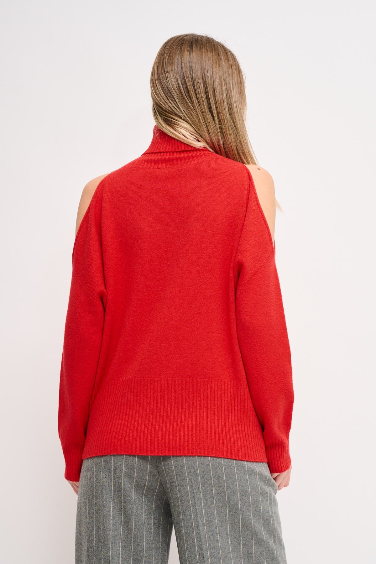 Maryley - Pull à col montant et découpes