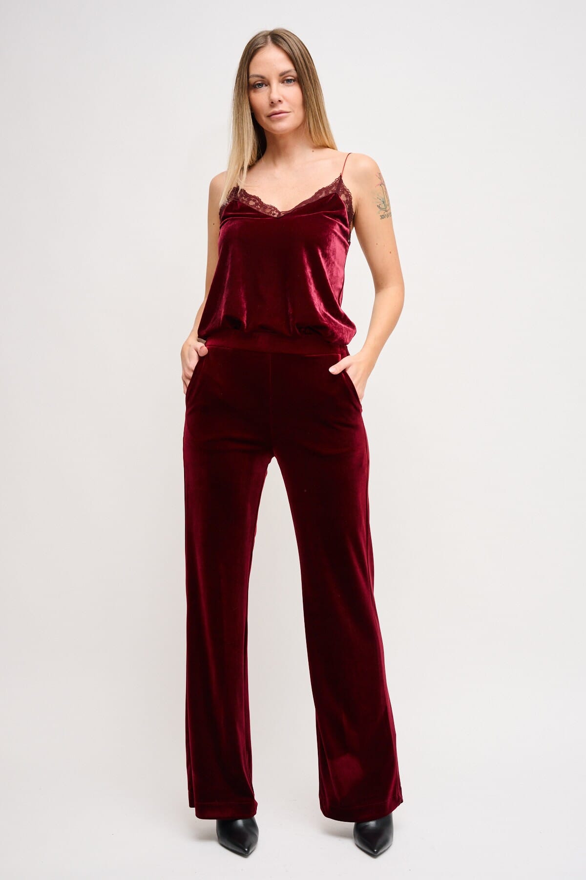 Pantaloni In Velluto Maryley