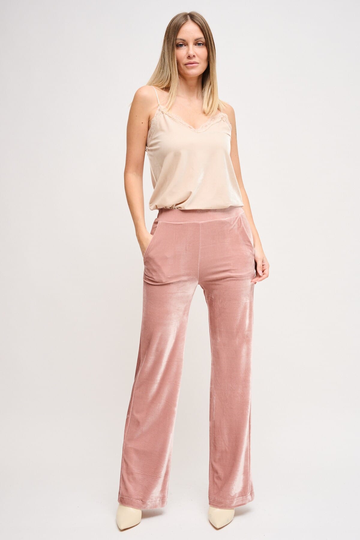 Pantaloni In Velluto Maryley