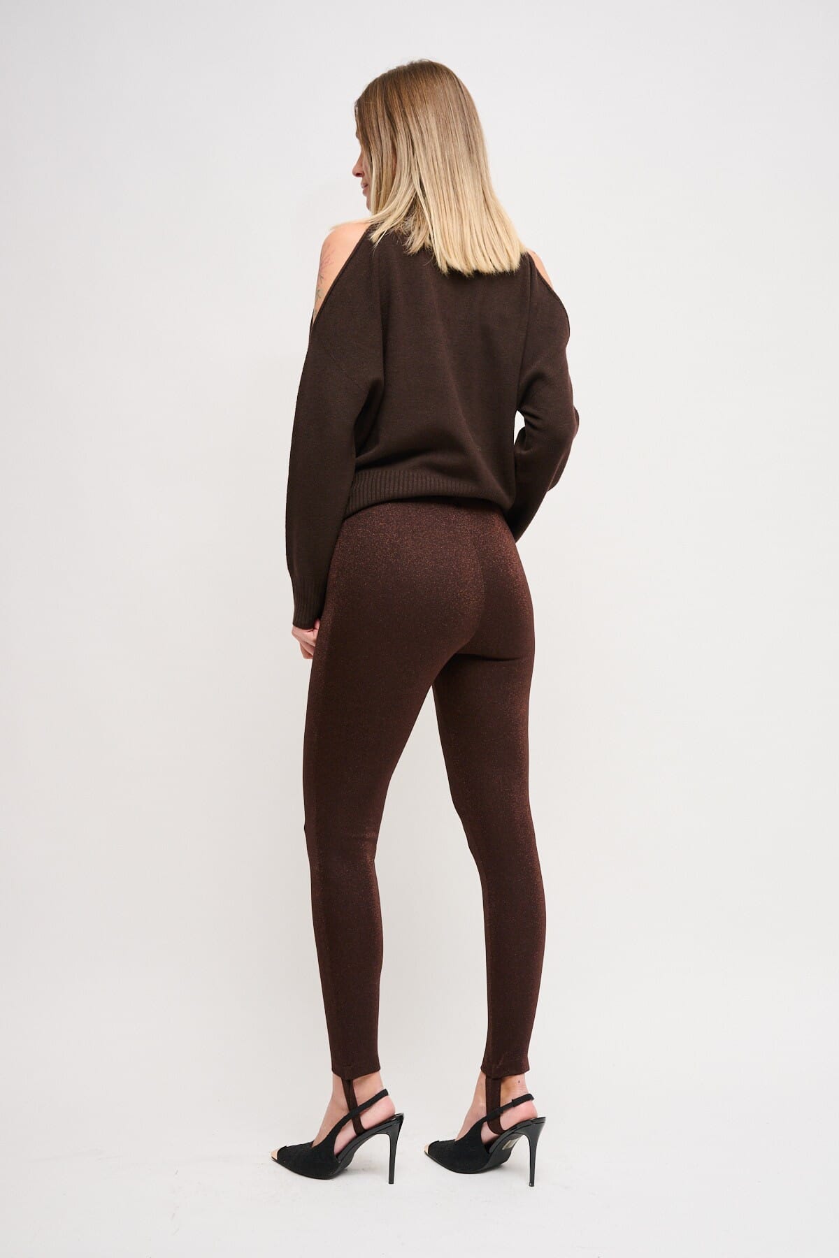 Panta Lurex Con Ghette Maryley