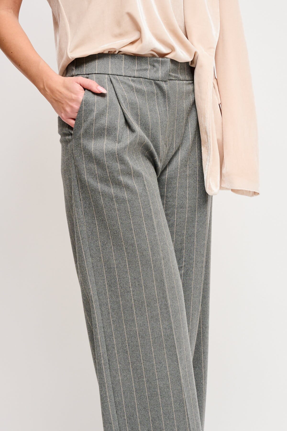 Pantaloni A Palazzo Gessati Maryley