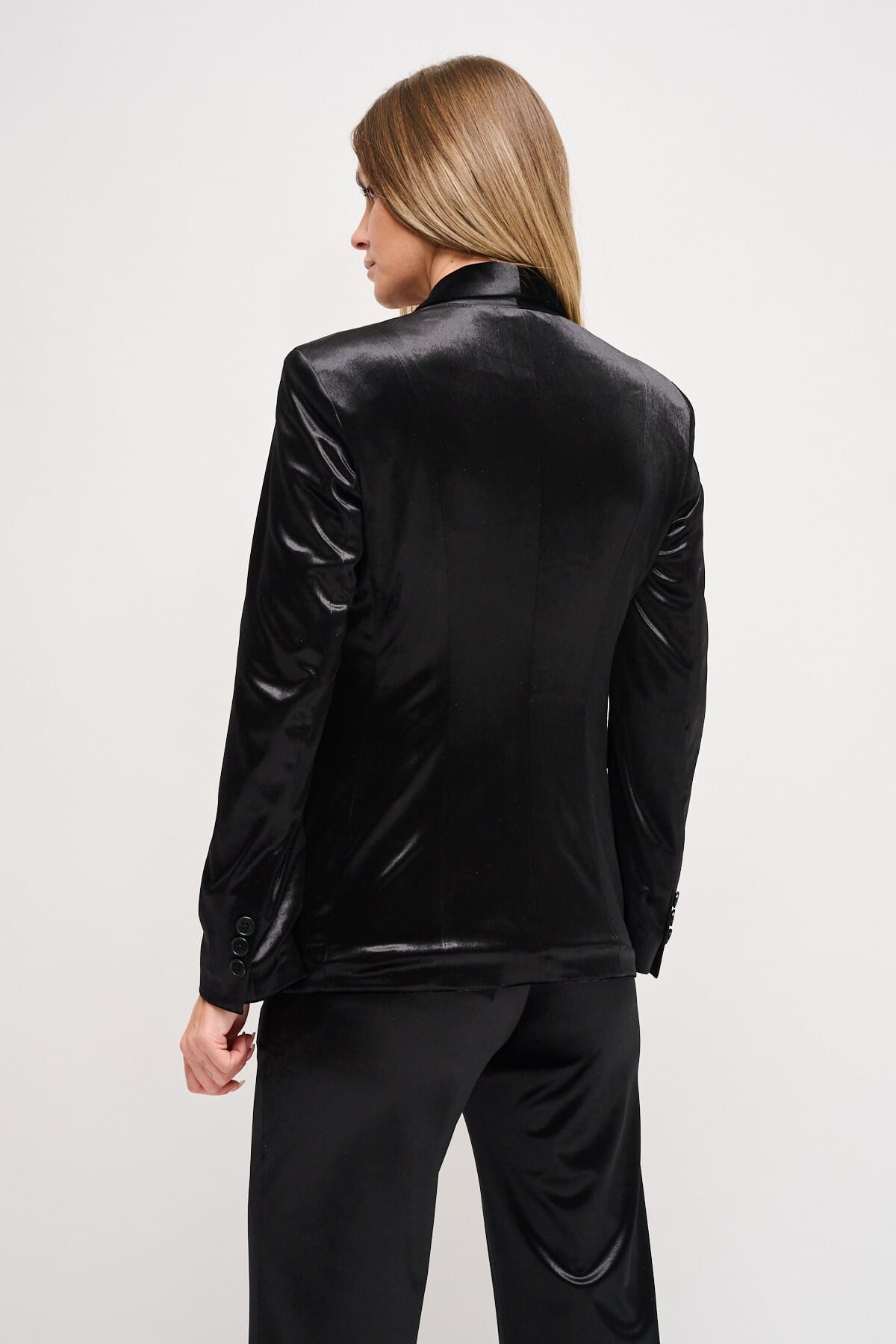 Maryley Velvet One-breasted Jacket