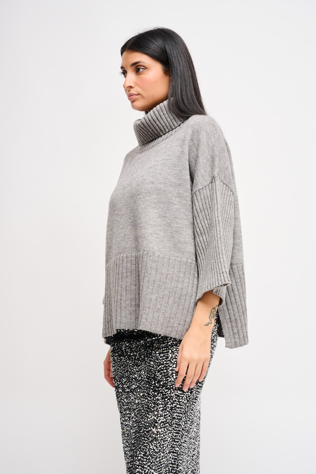 Dolcevita Oversize Con Manica 3/4 Maryley