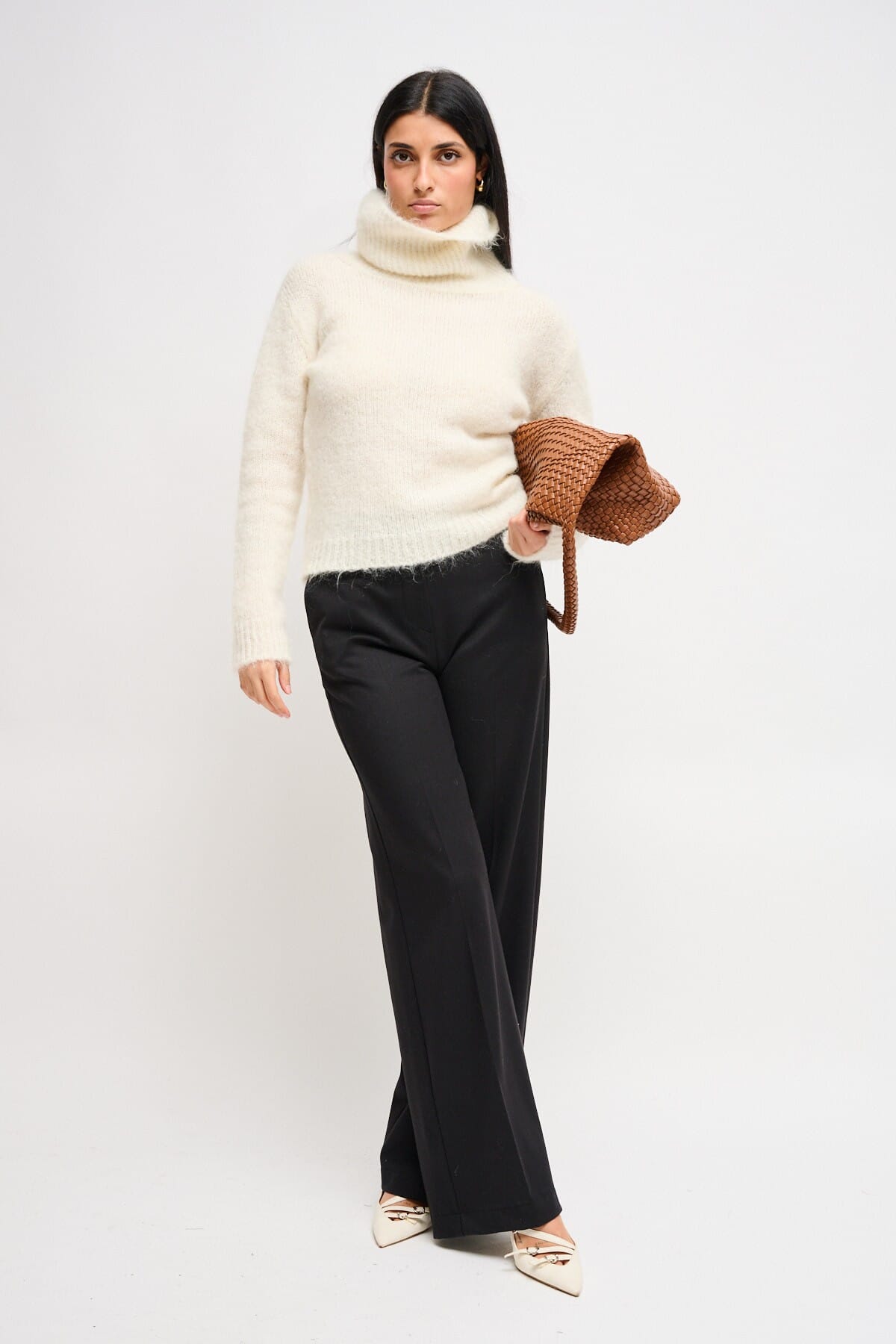Dolcevita Cropped In Mohair Maryley