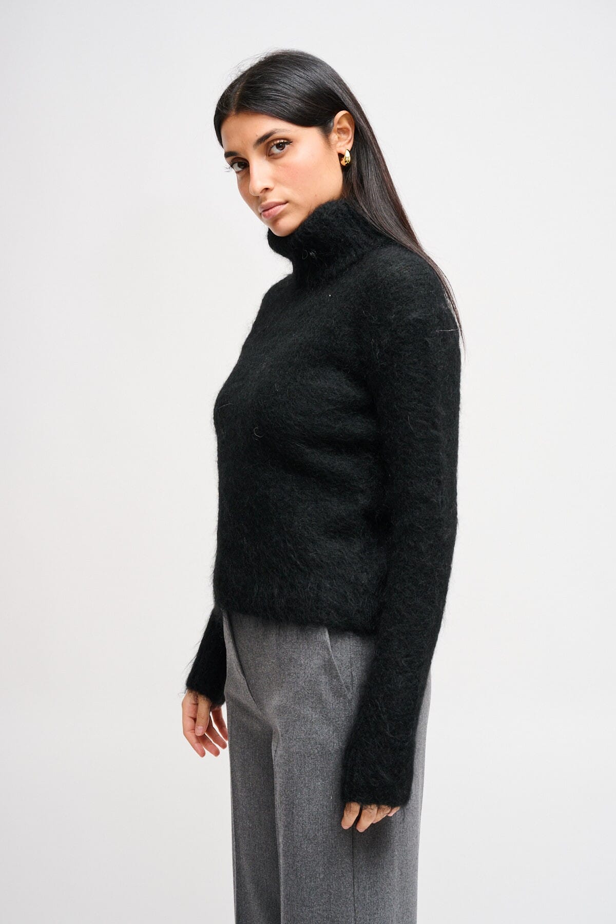 Dolcevita Cropped In Mohair Maryley