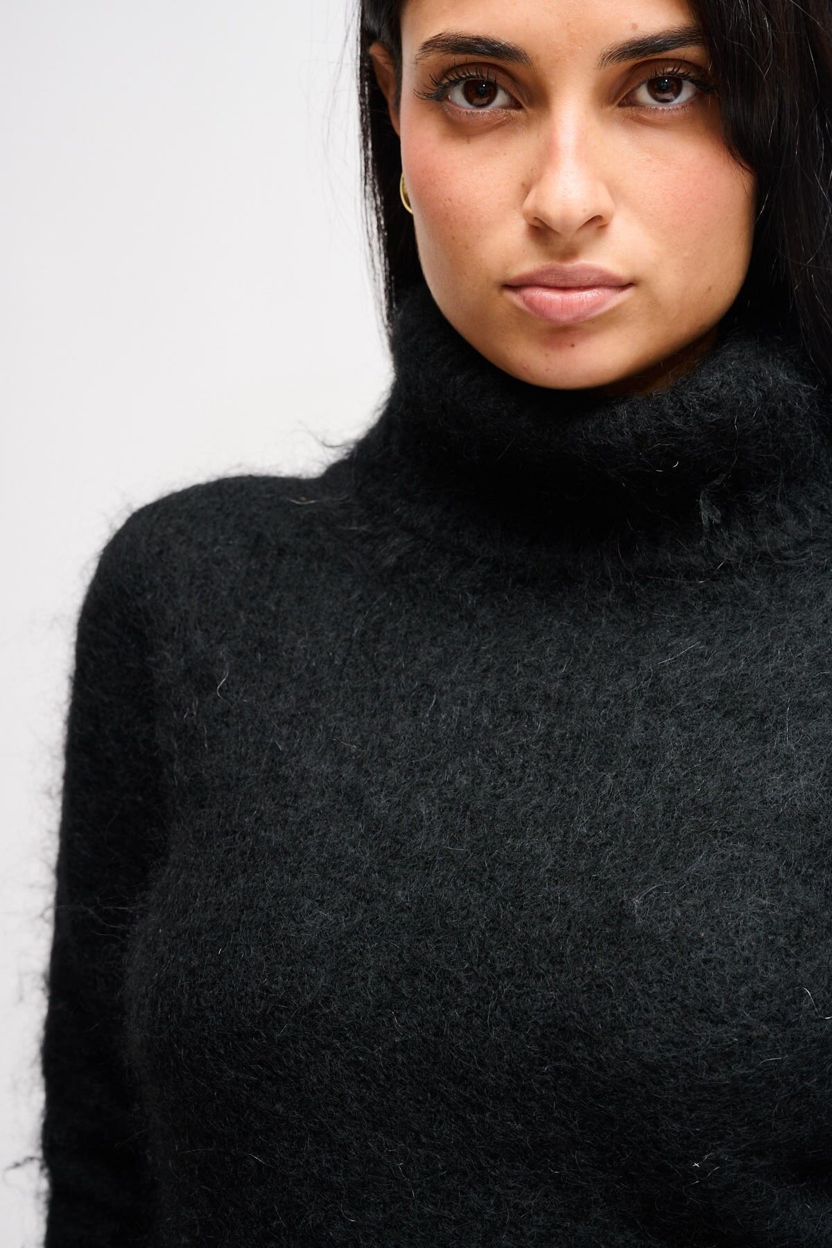 Dolcevita Cropped In Mohair Maryley